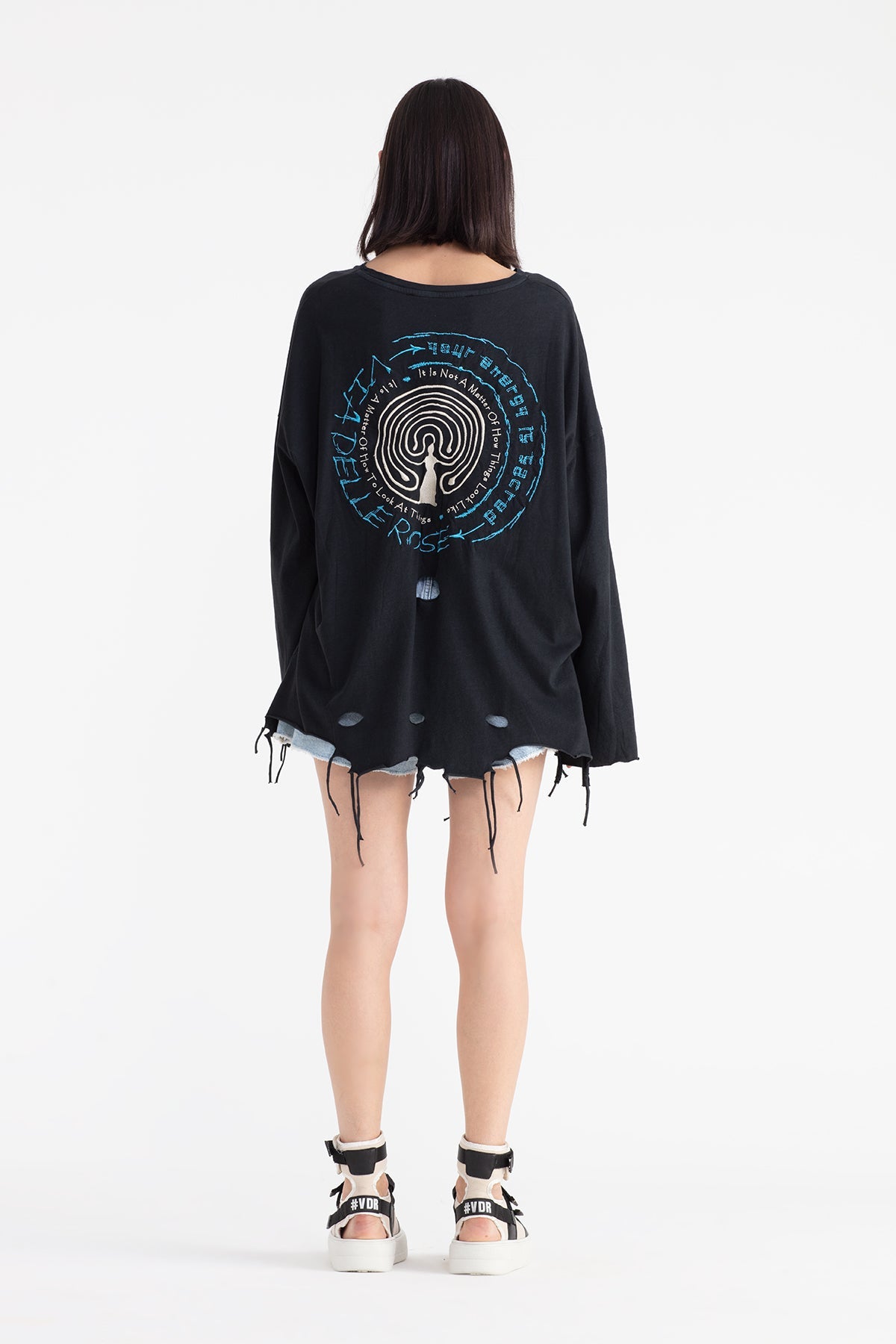 Siyah Gri Tunik 11089