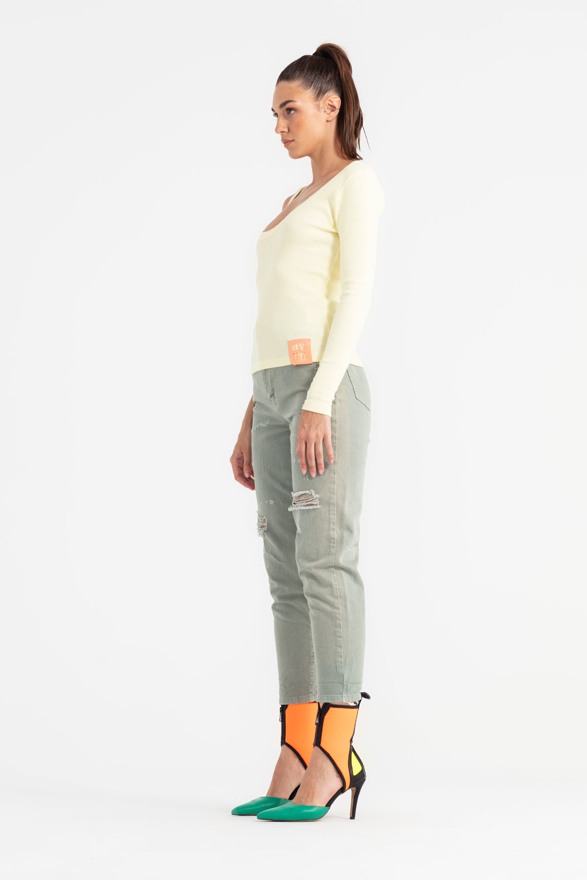Pastel Sari T-shirt 11094
