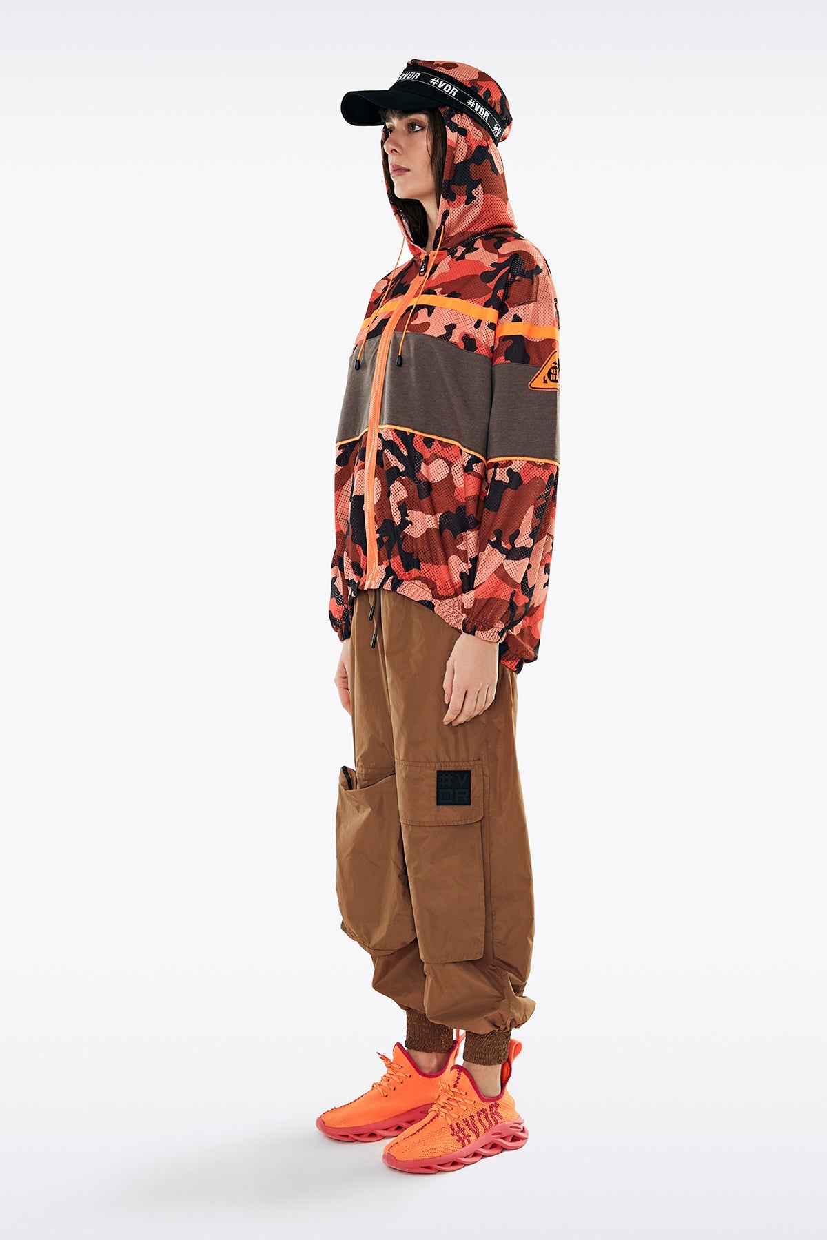 Turuncu Kamuflaj Sweatshirt 11171