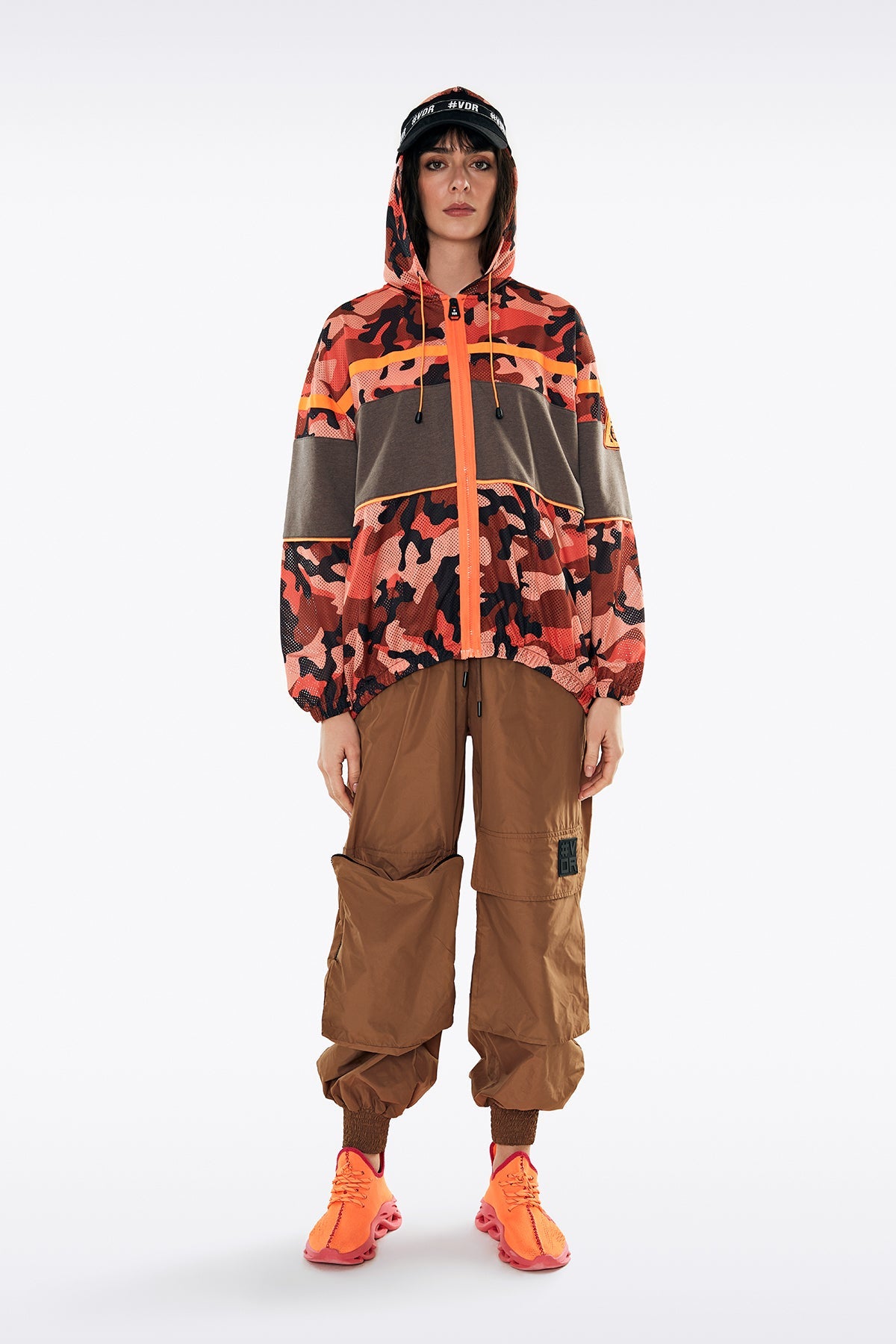 Turuncu Kamuflaj Sweatshirt 11171