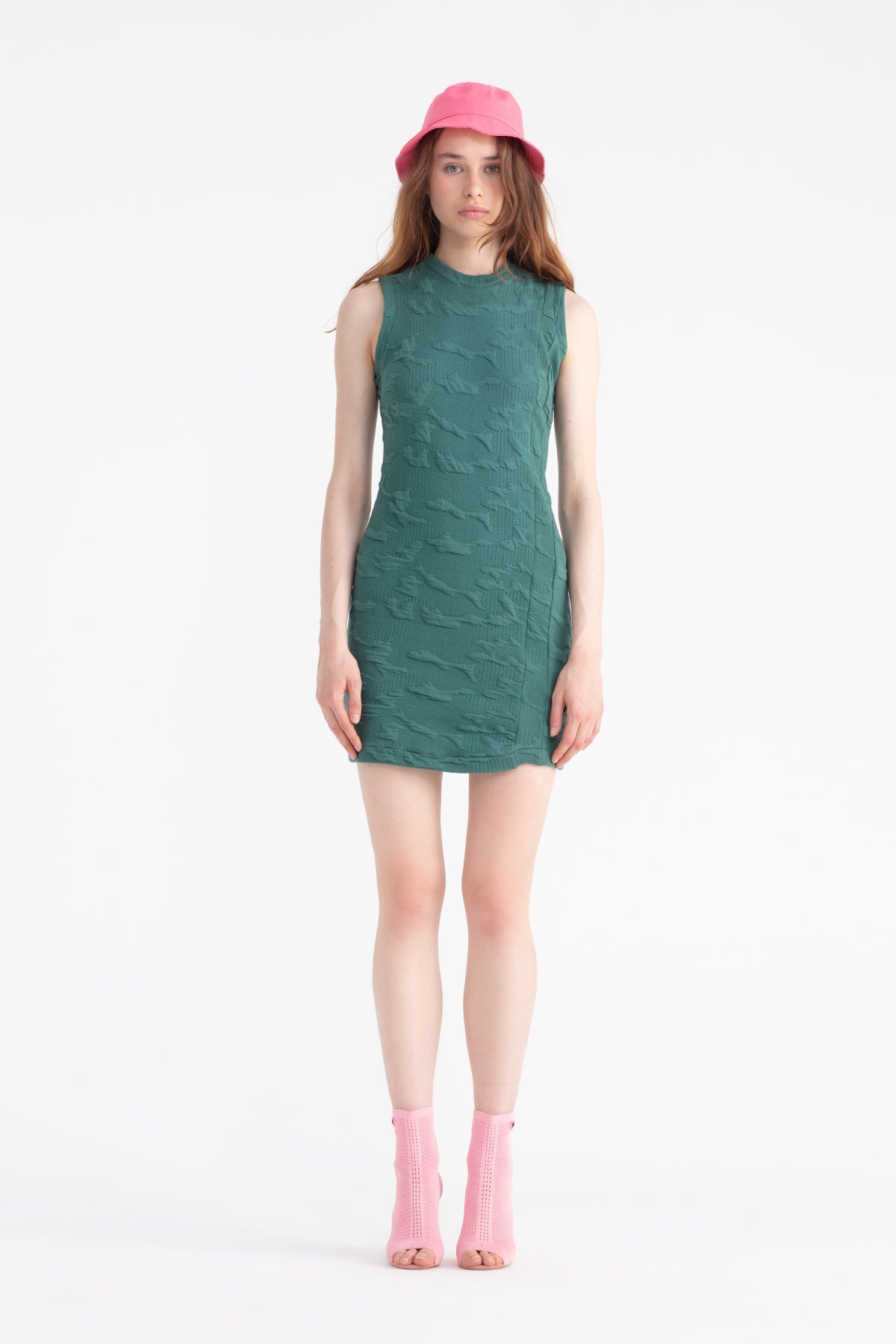 Koyu Yesil Elbise 11180