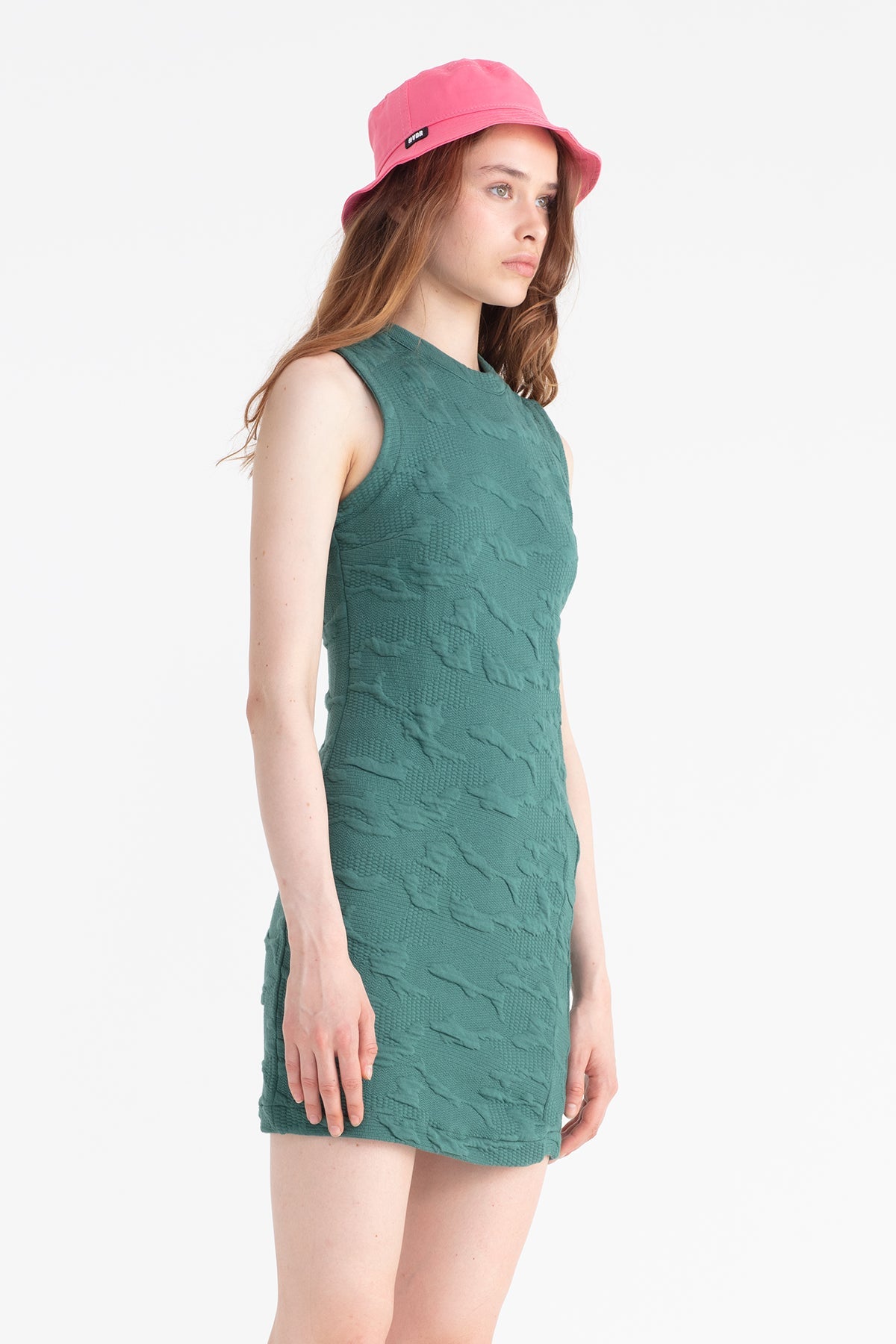 Koyu Yesil Elbise 11180