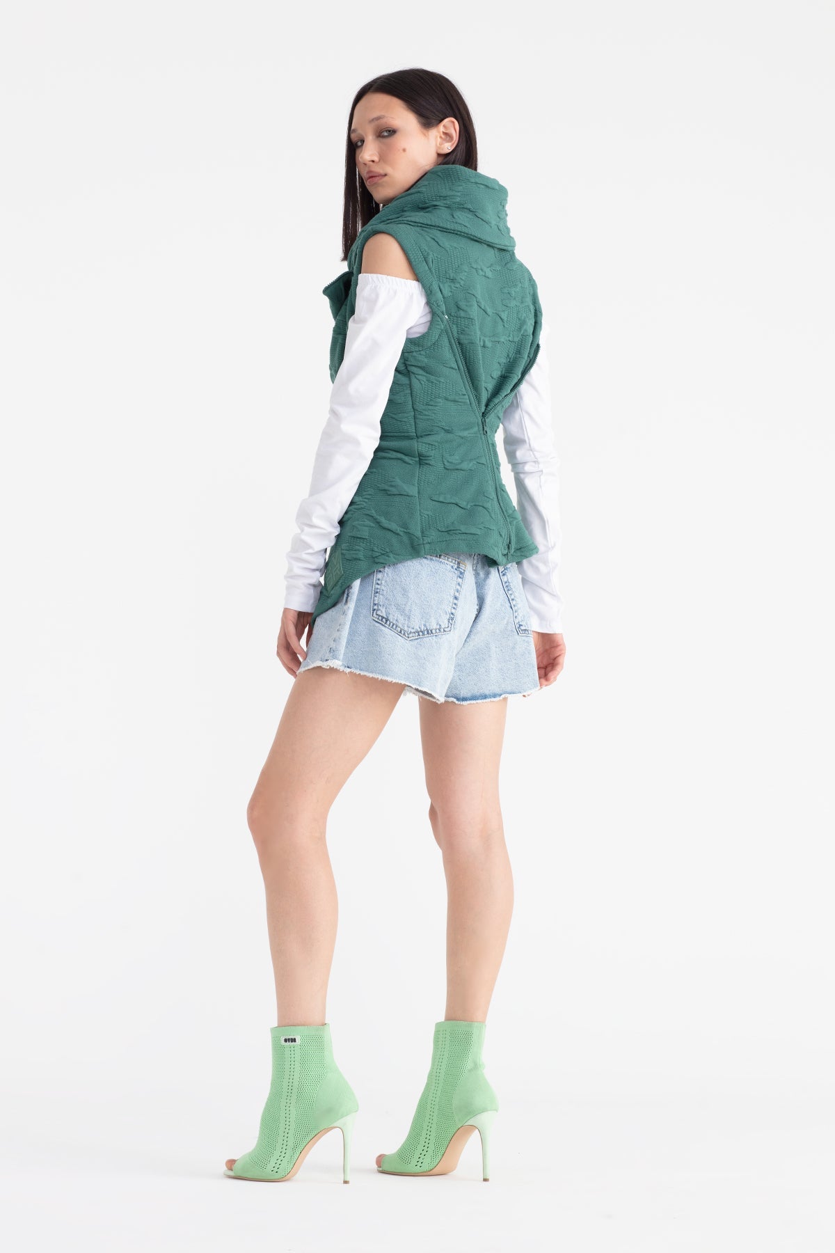 Koyu Yesil Yelek 11184