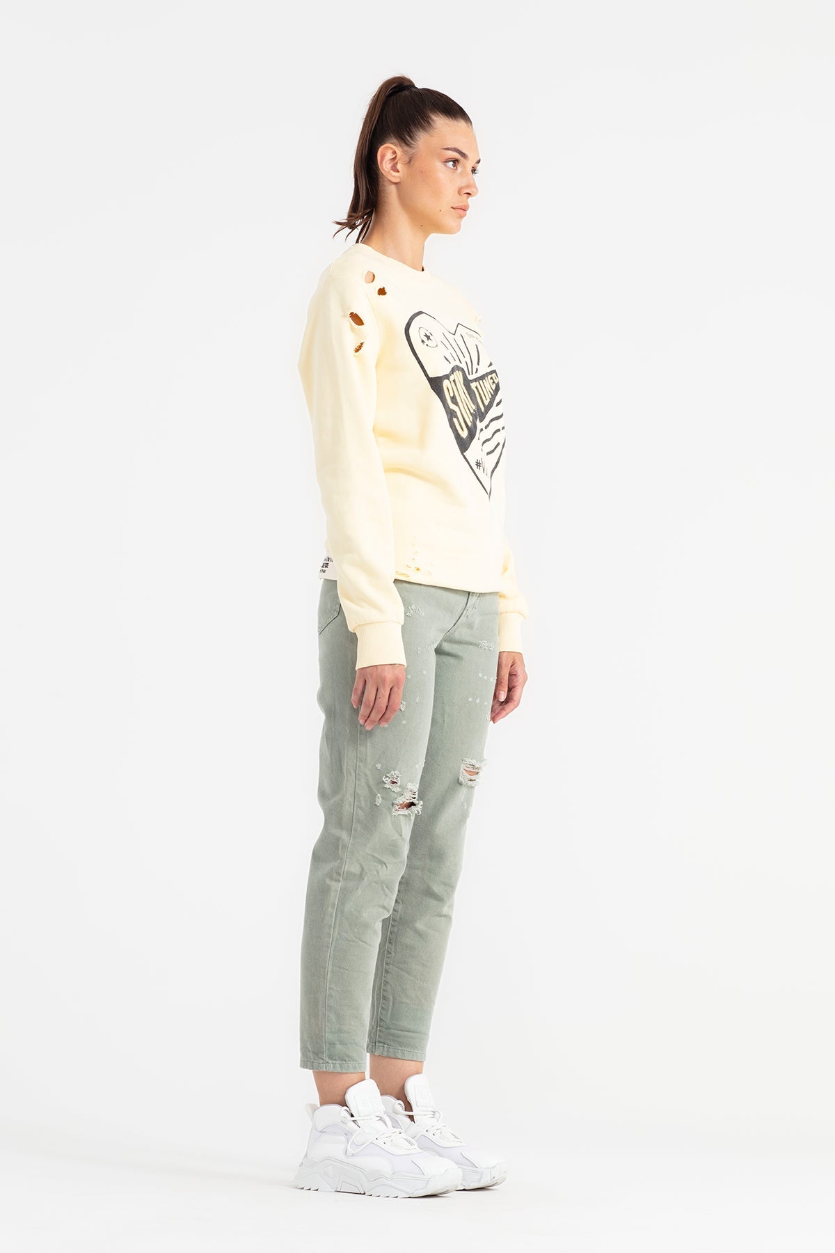 Pastel Sari Sweatshirt 11228