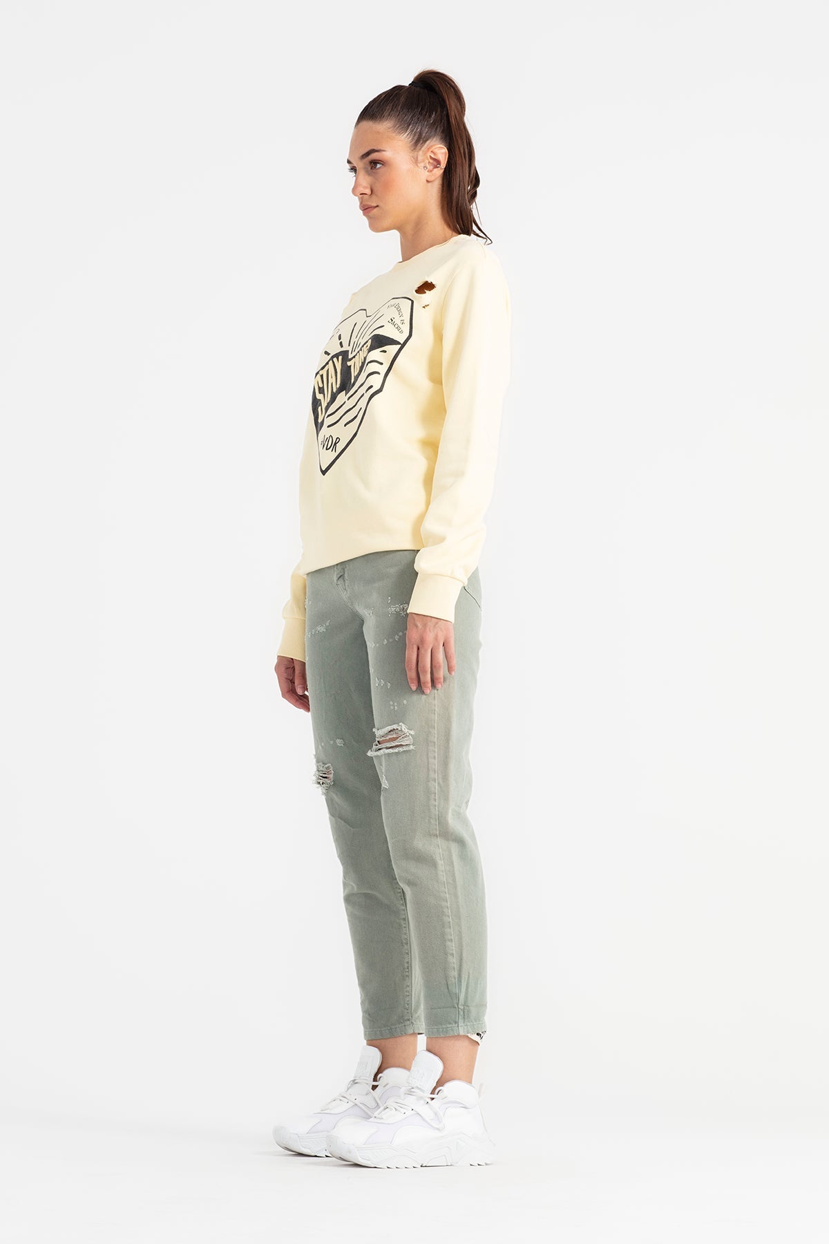 Pastel Sari Sweatshirt 11228