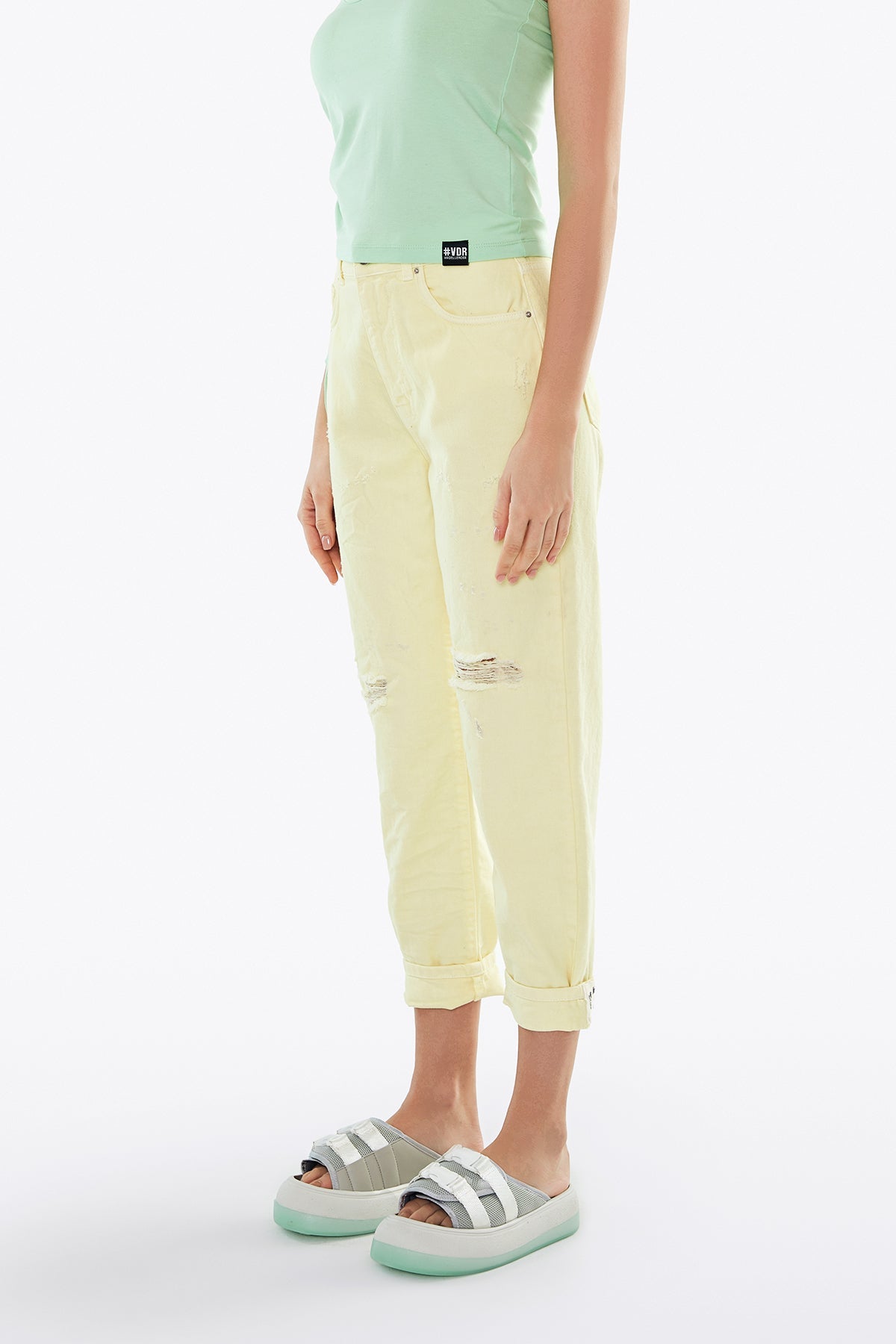 Pastel Sari Pantolon 11284