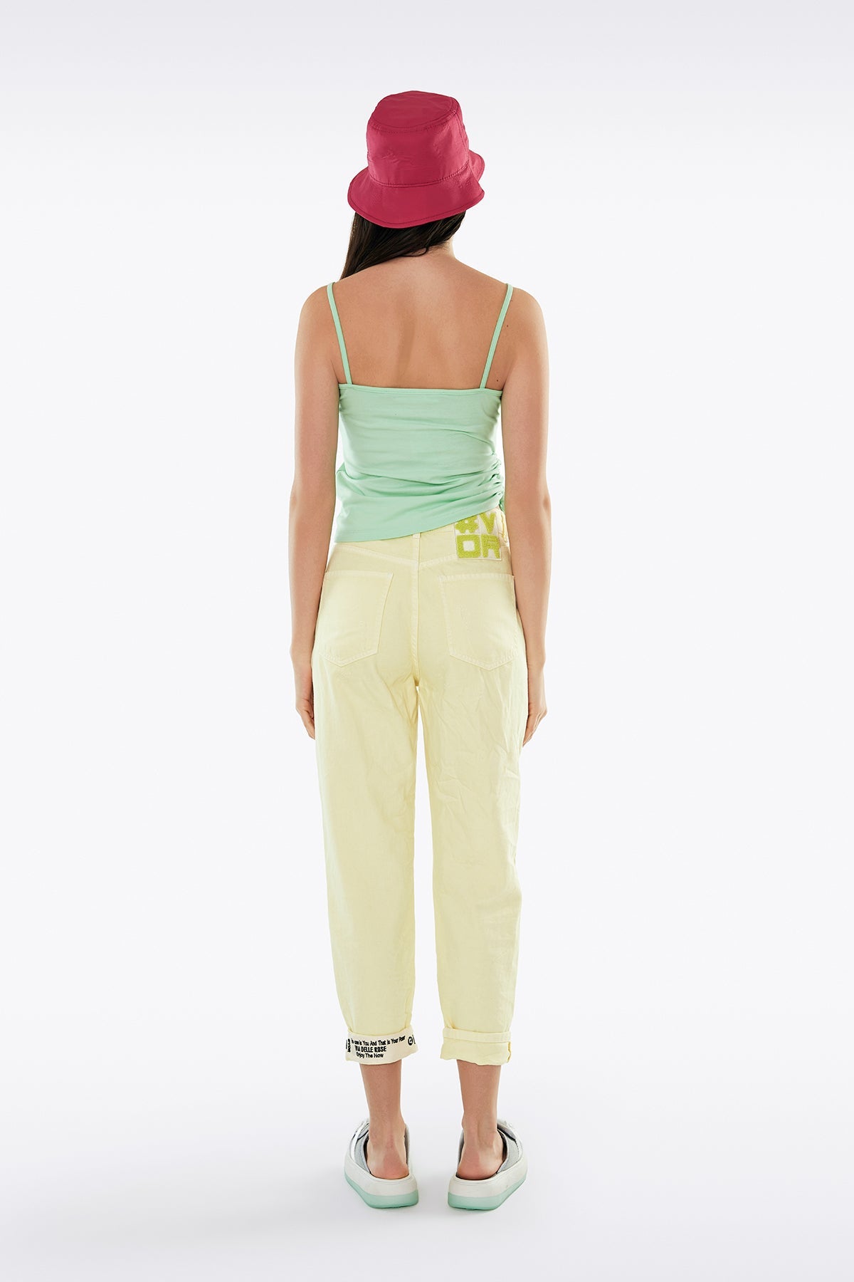 Pastel Sari Pantolon 11284