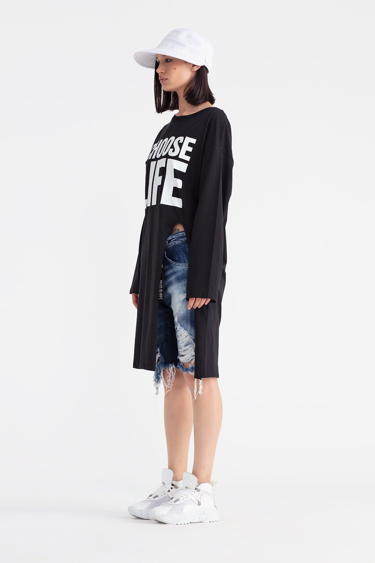 Siyah Uzun T-shirt 11298