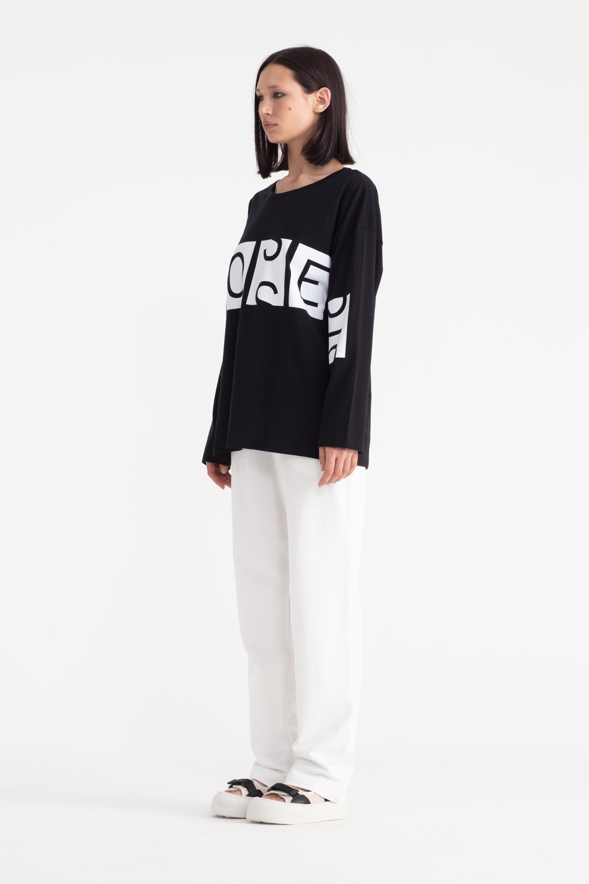 Siyah Uzun T-shirt 11315