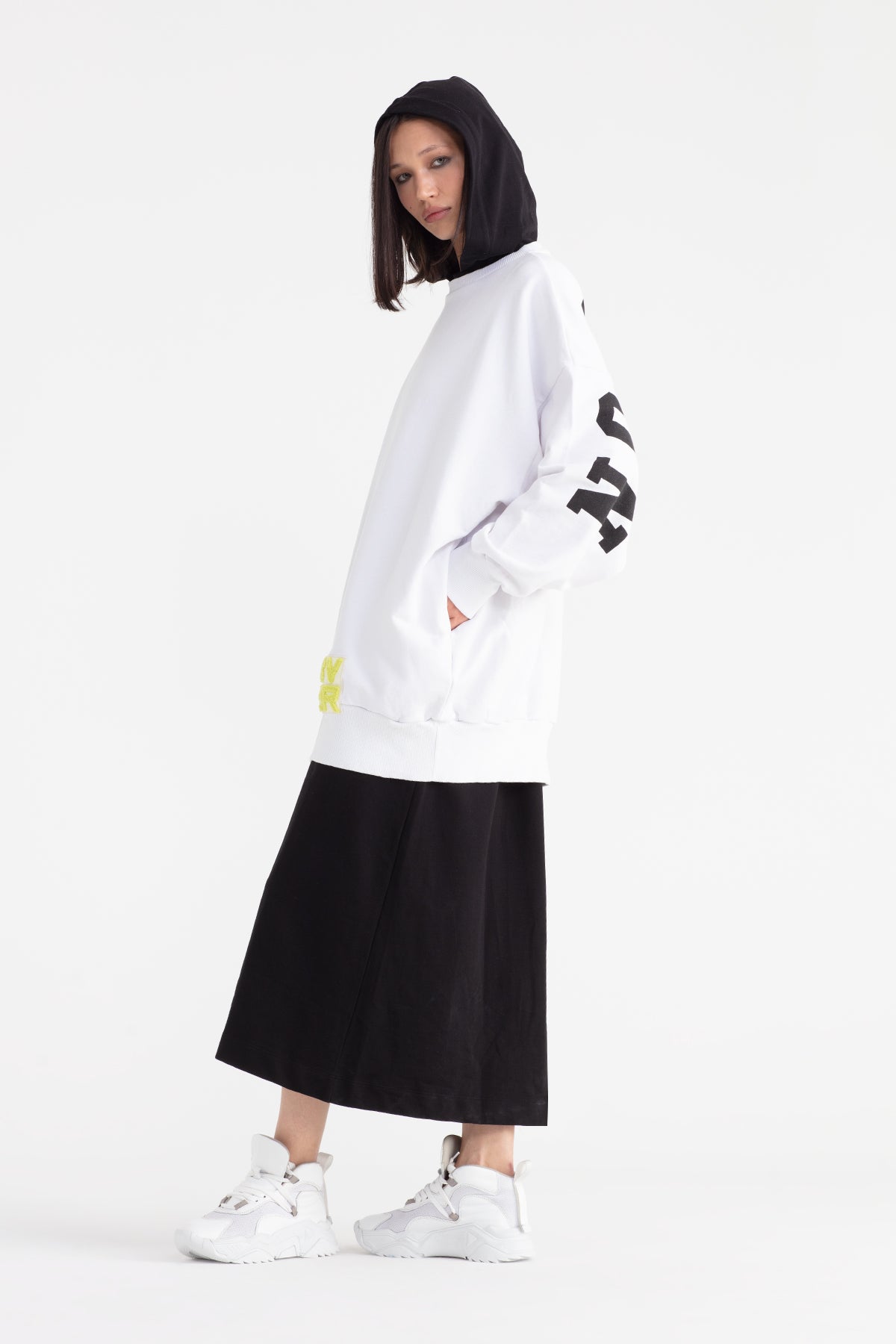 Beyaz Sweatshirt 11377