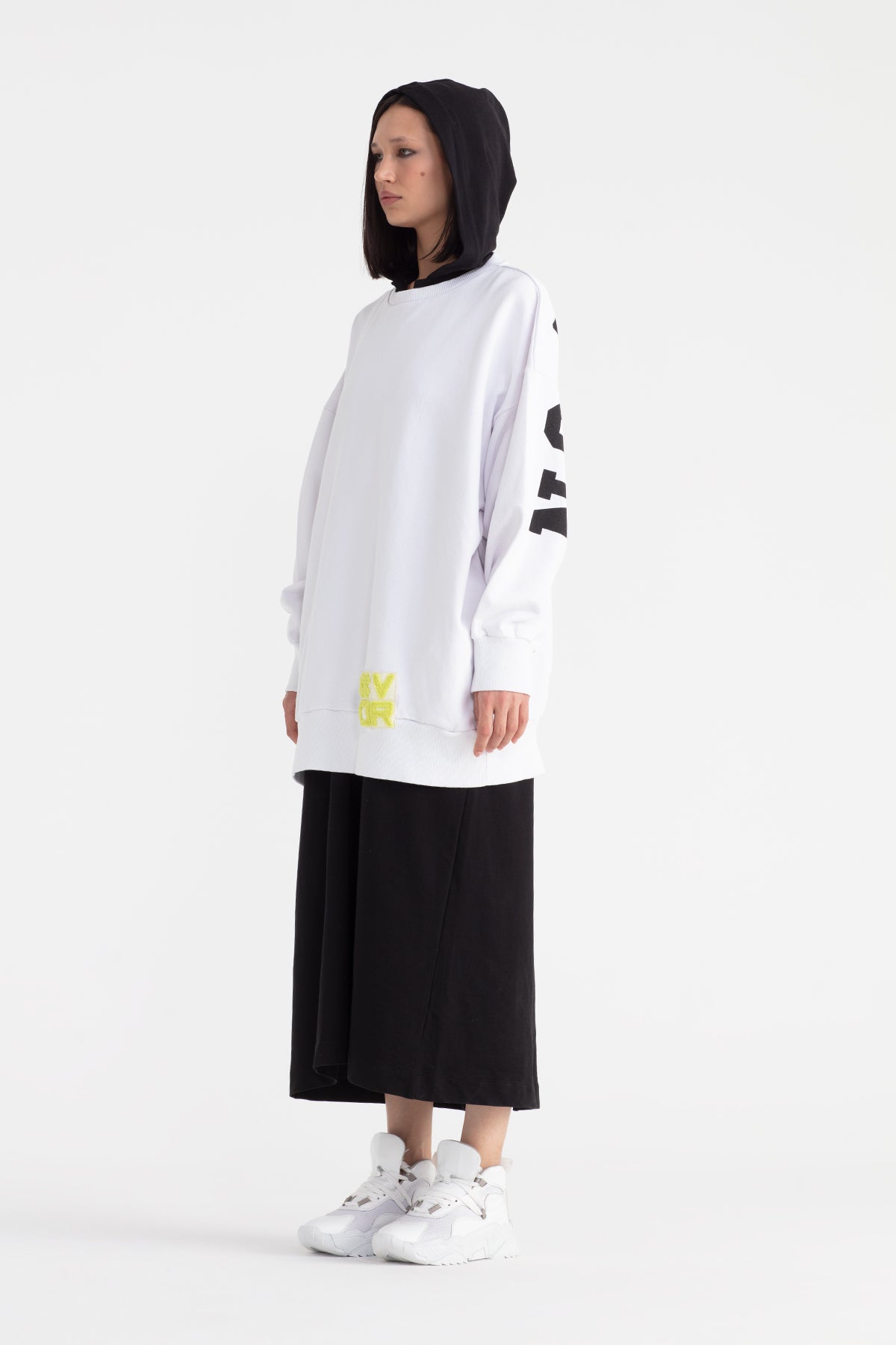 Beyaz Sweatshirt 11377