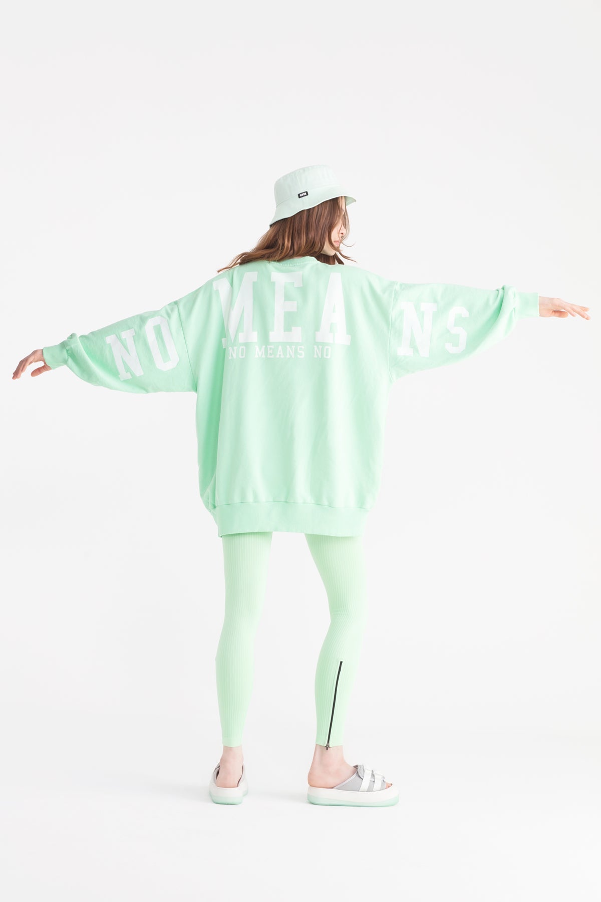 Pastel Yesil Sweatshirt 11377