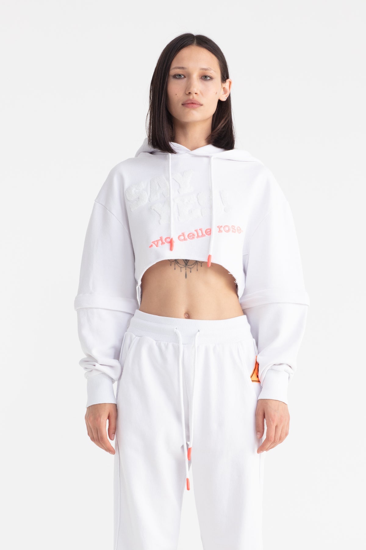 Beyaz Sweatshirt 11445