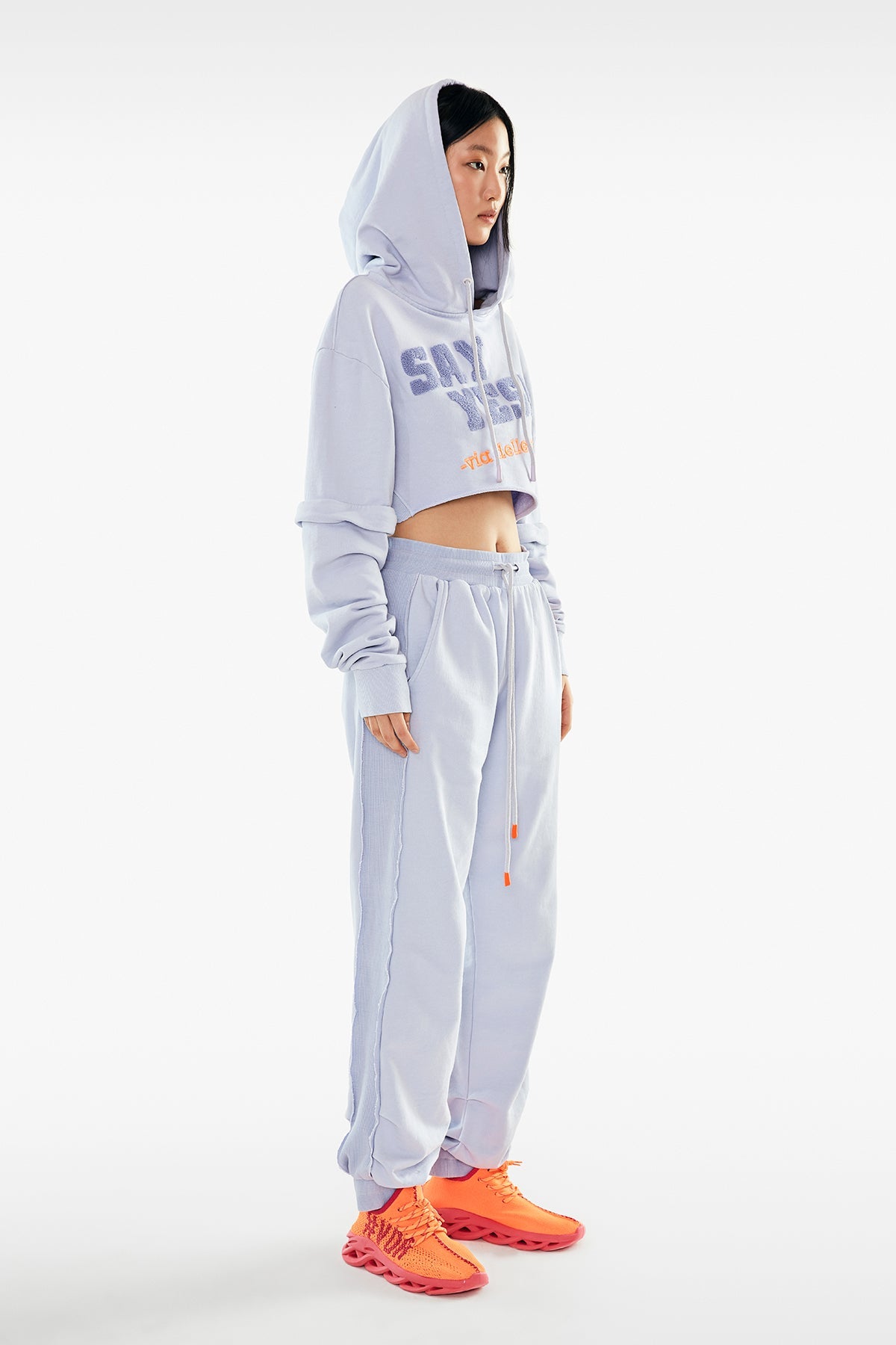 Açik Mor Sweatshirt 11445