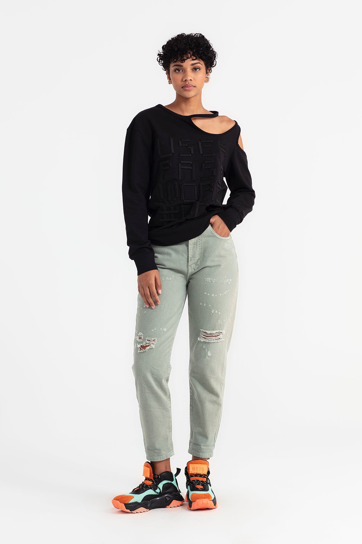 Siyah Sweatshirt 11457