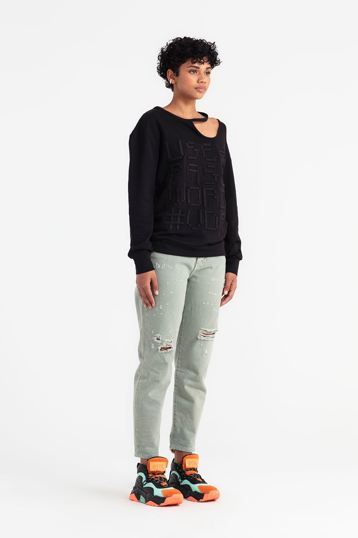 Siyah Sweatshirt 11457