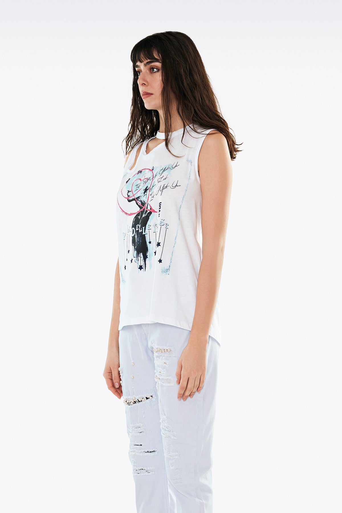 Beyaz T-shirt 11487