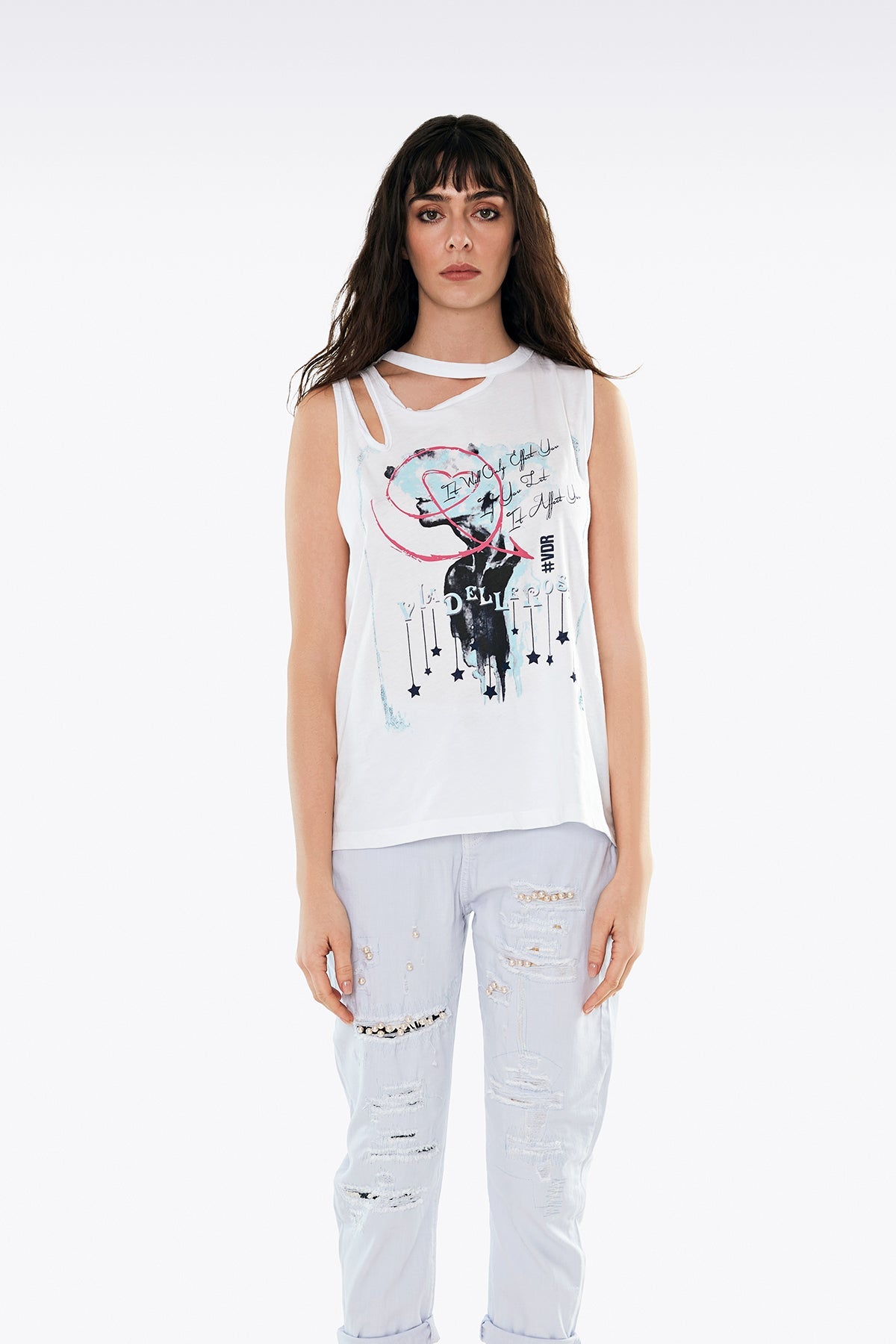 Beyaz T-shirt 11487