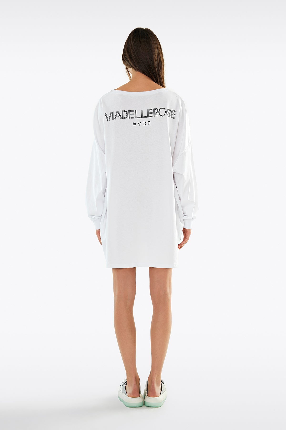 Beyaz Uzun T-shirt 11493