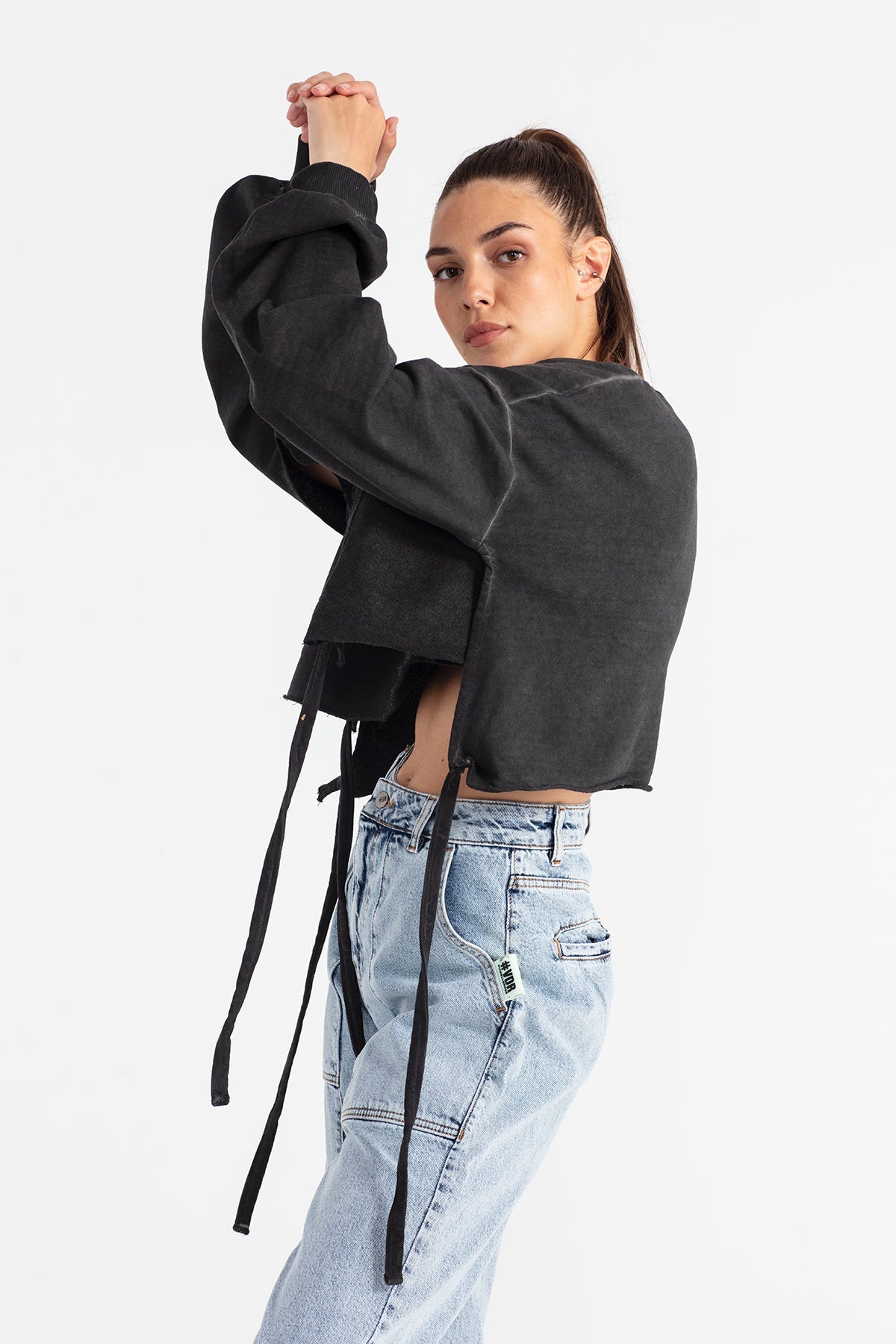 Siyah Sweatshirt 11499