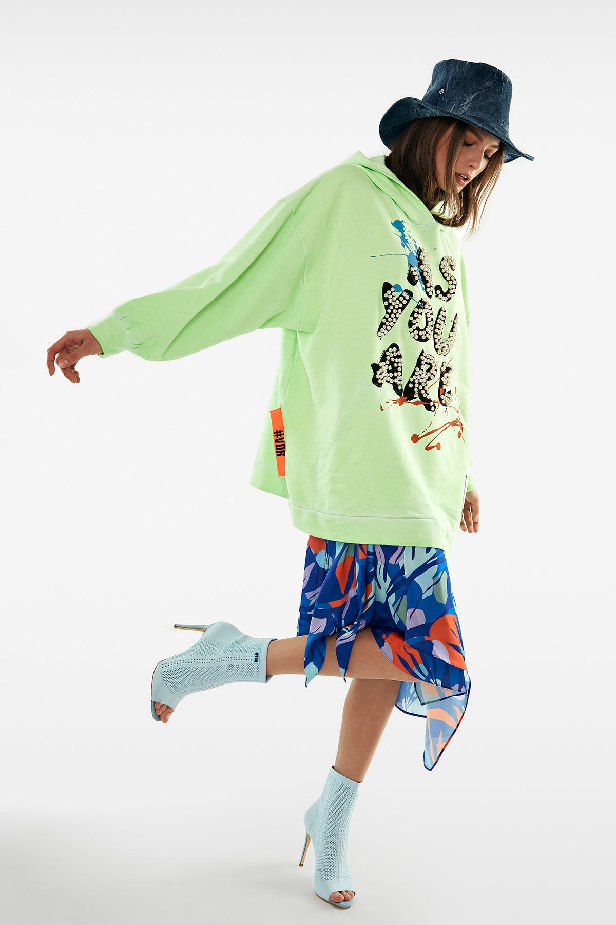 Yesil Neon Sweatshirt 11538