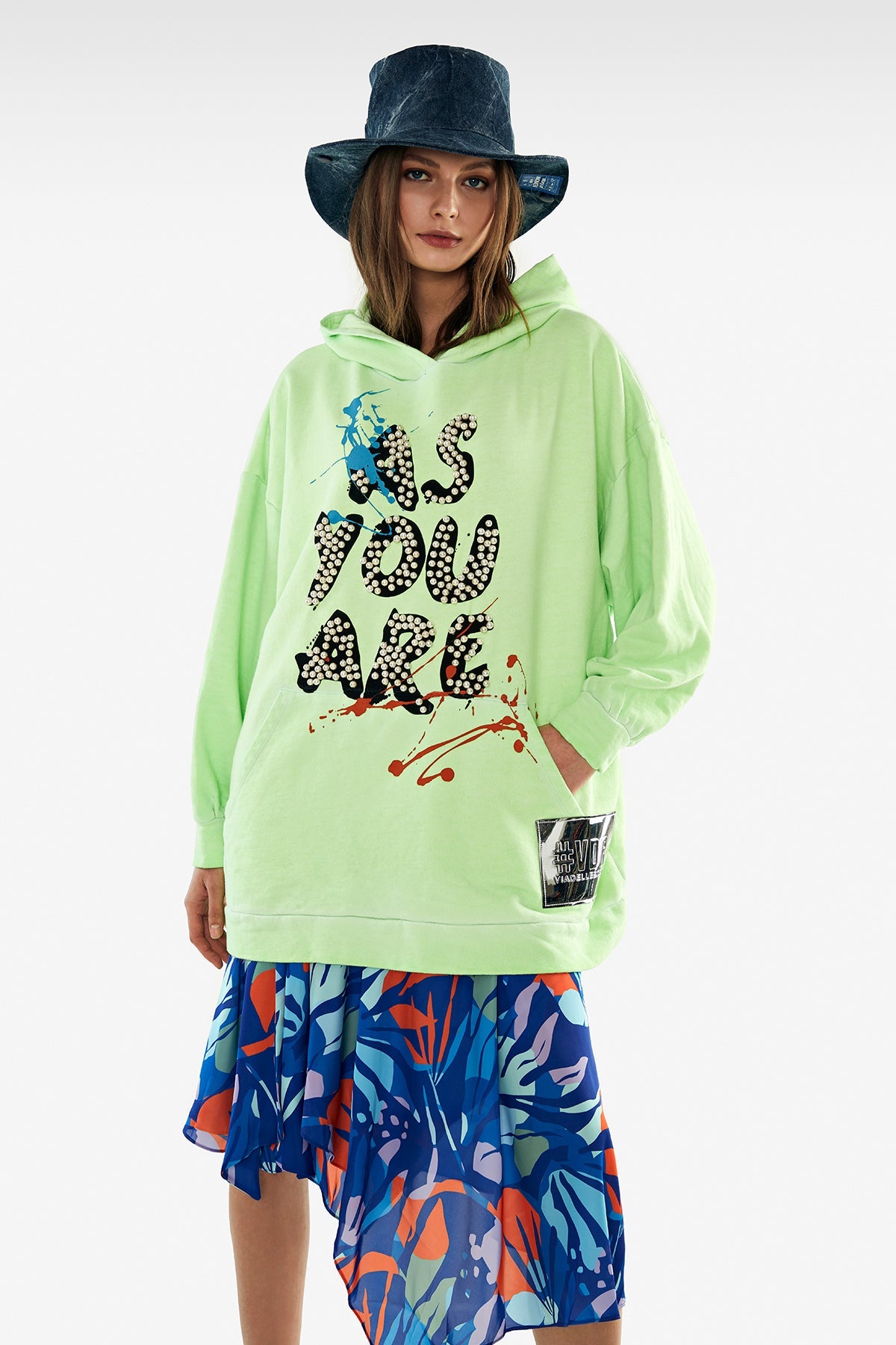 Yesil Neon Sweatshirt 11538