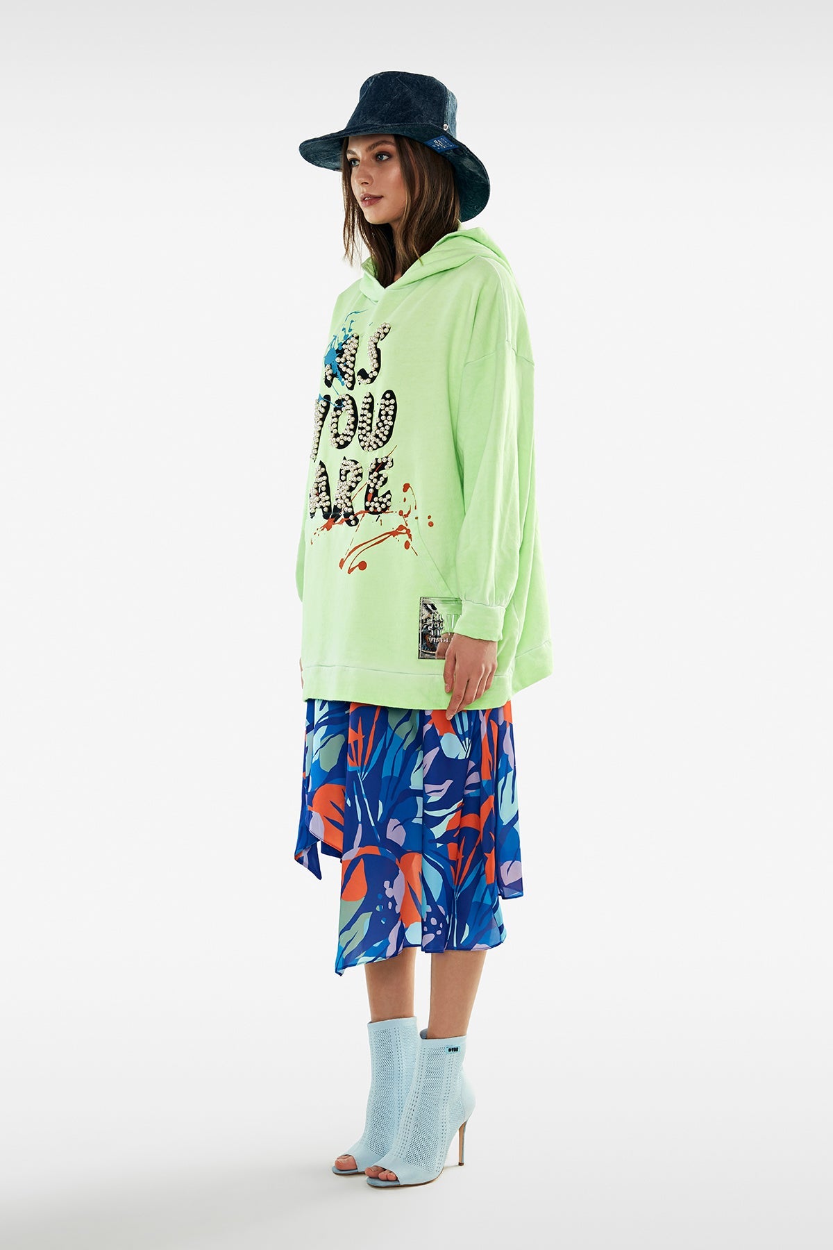 Yesil Neon Sweatshirt 11538