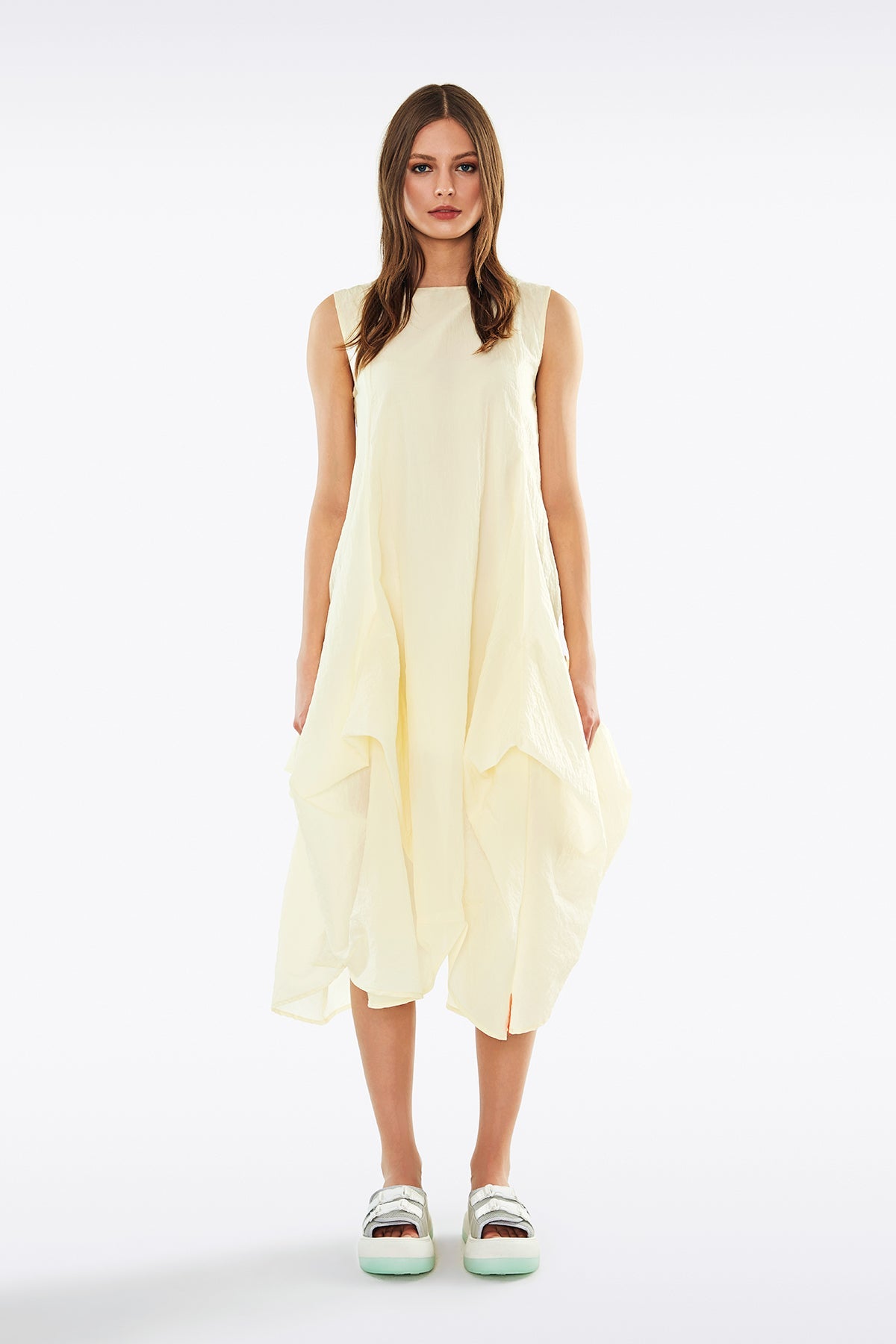Pastel Sari Elbise 11544
