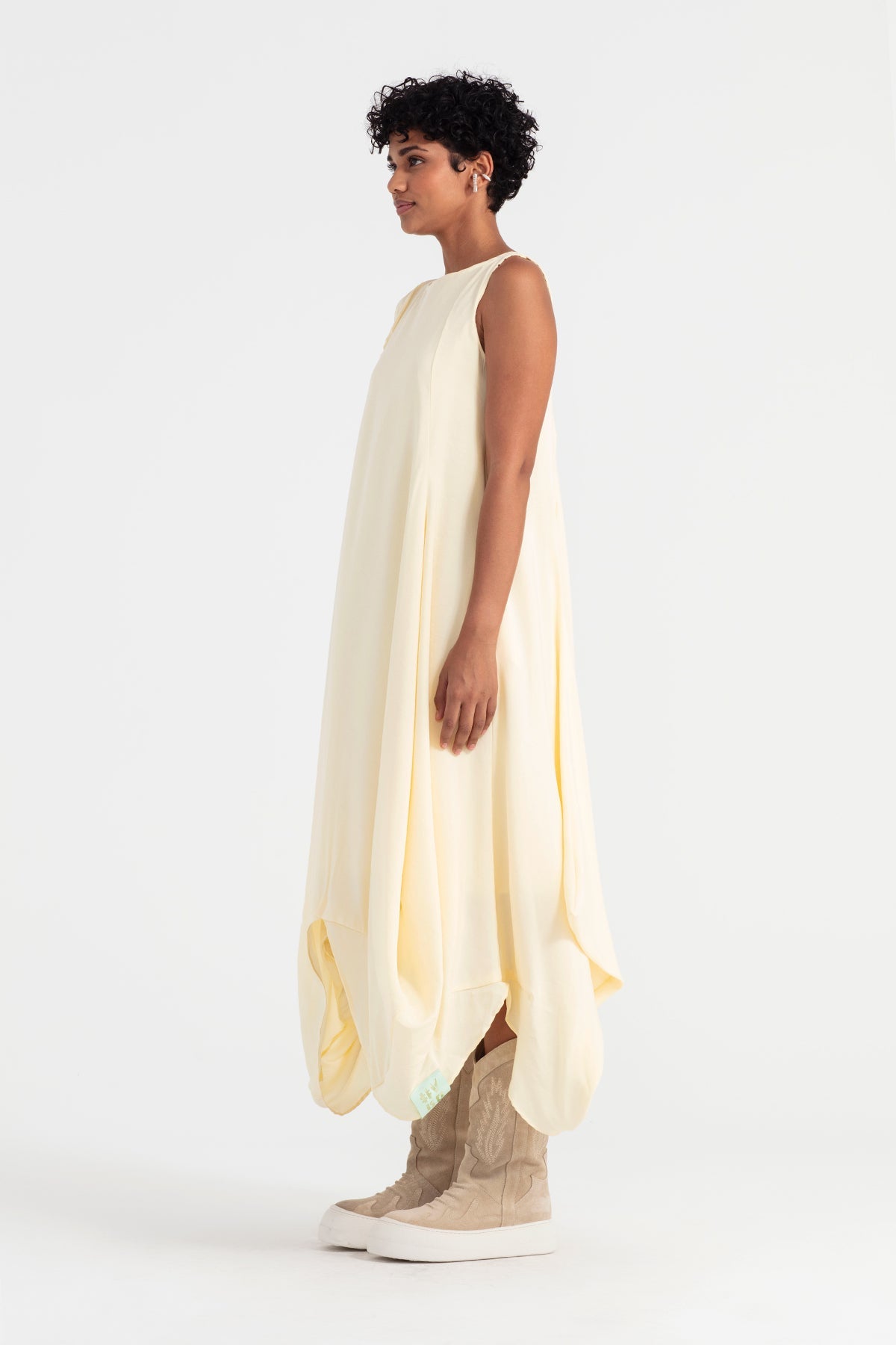 Pastel Sari Elbise 11545
