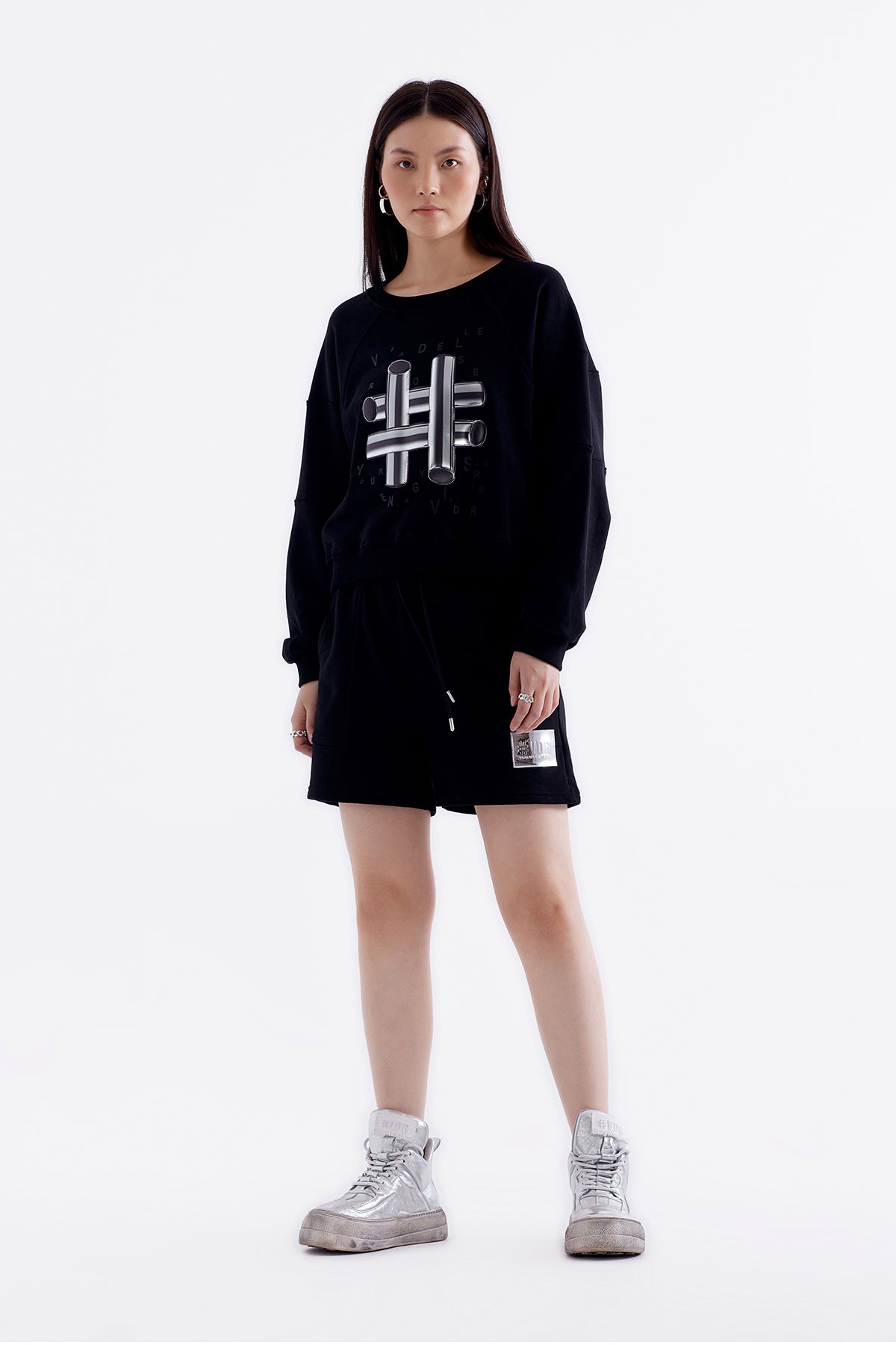 Siyah Sweatshirt 13072