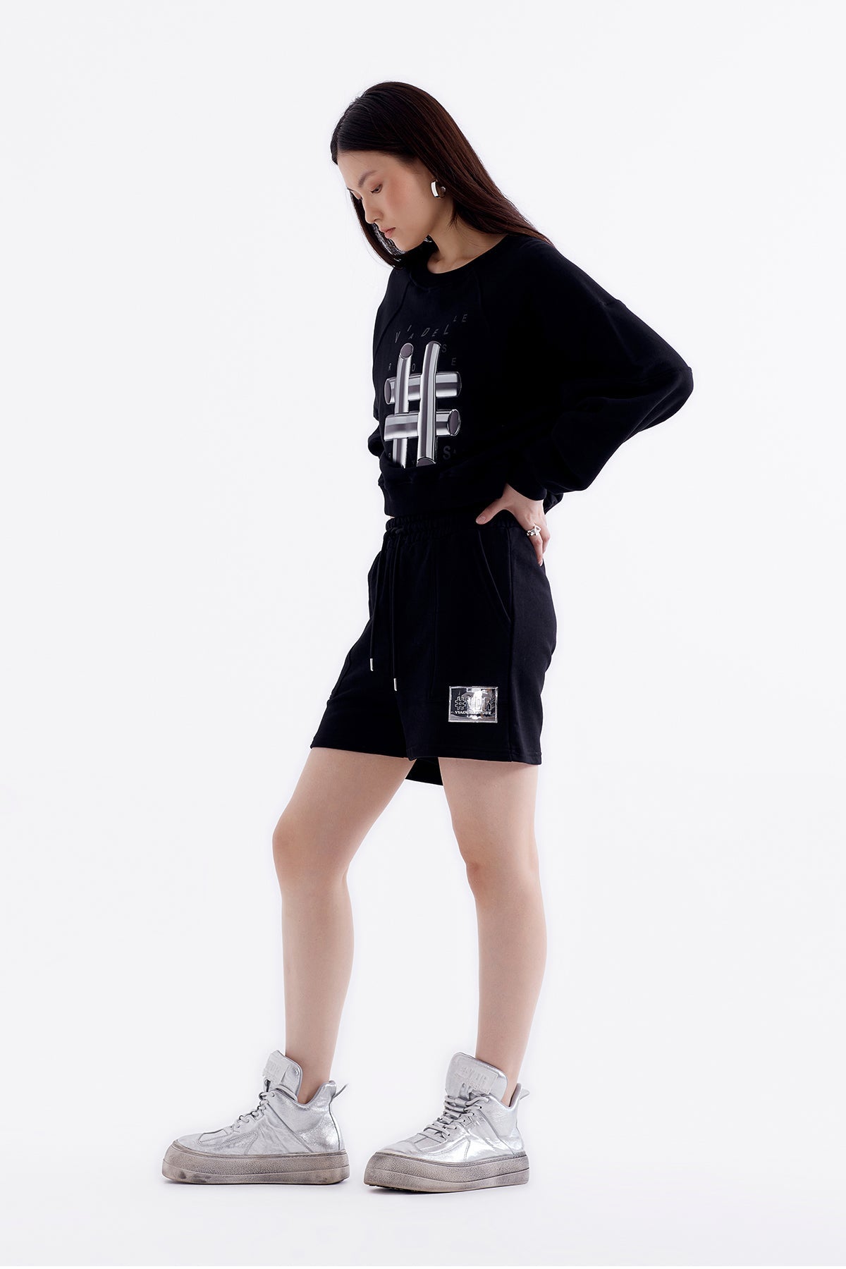 Siyah Sweatshirt 13072