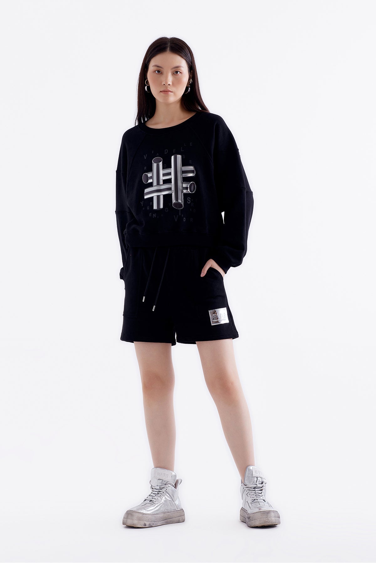 Siyah Sweatshirt 13072