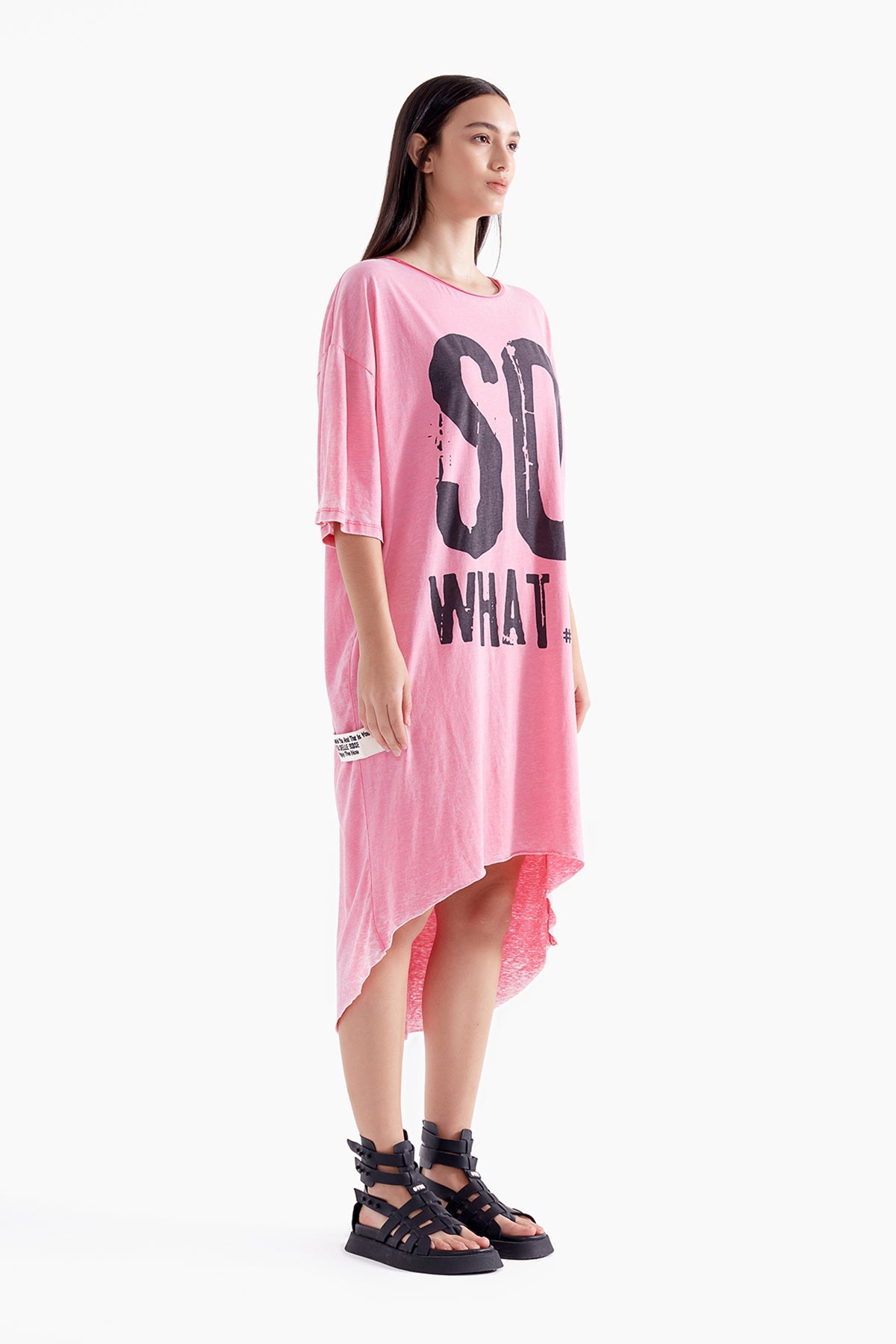 Pembe Elbise 13077