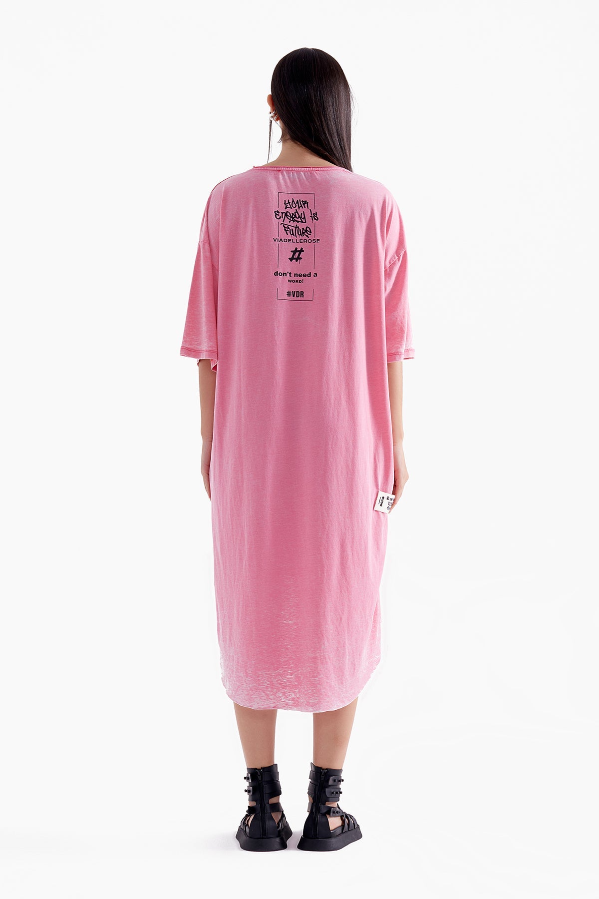 Pembe Elbise 13077