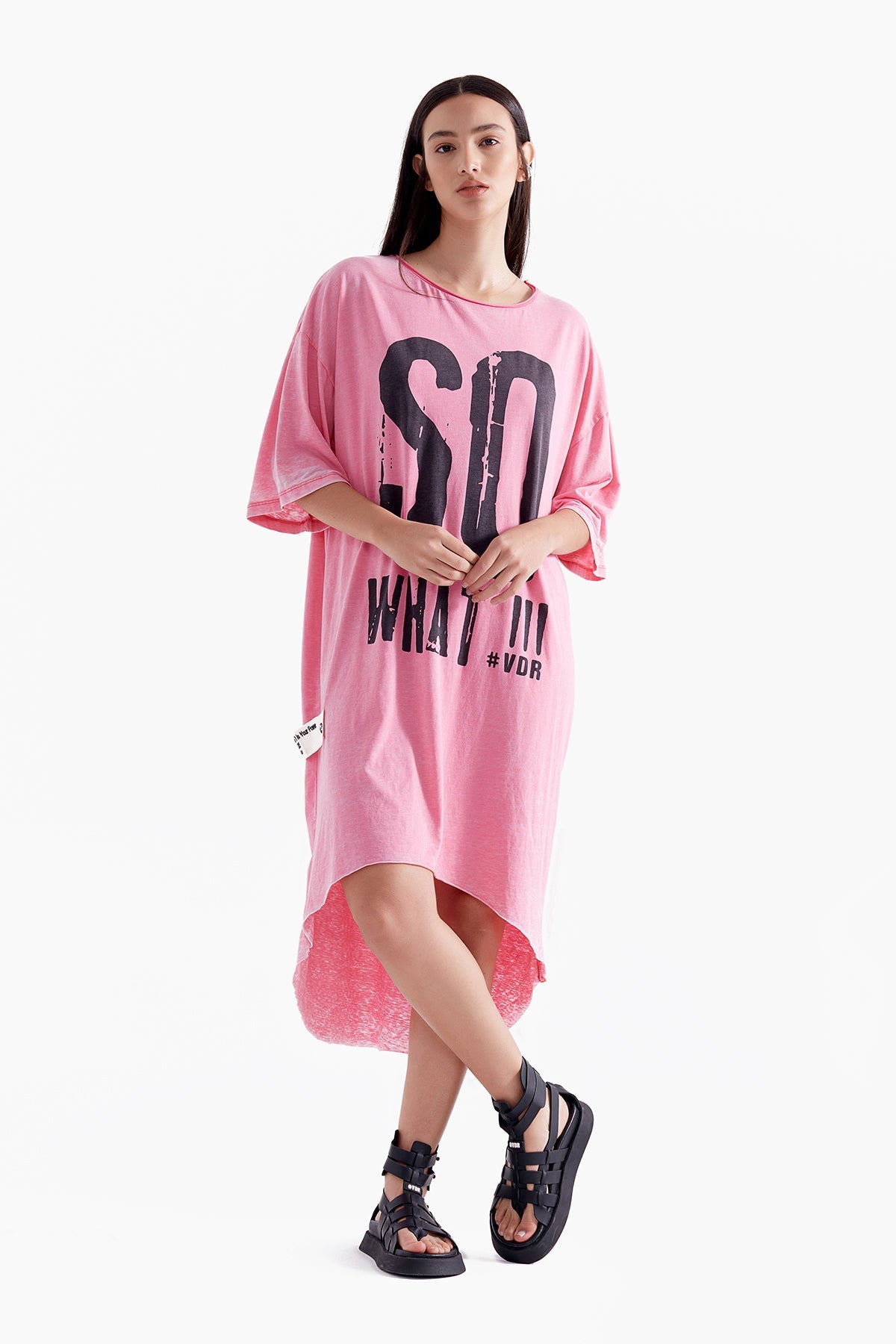 Pembe Elbise 13077