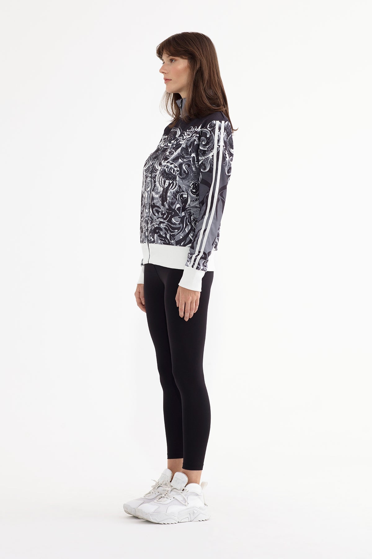 Siyah Beyaz Sweatshirt 13086