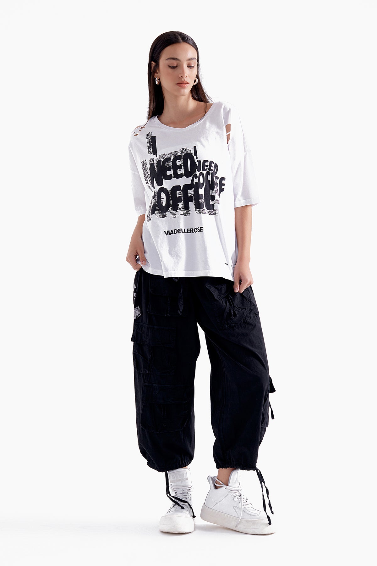 Beyaz T-shirt 13088