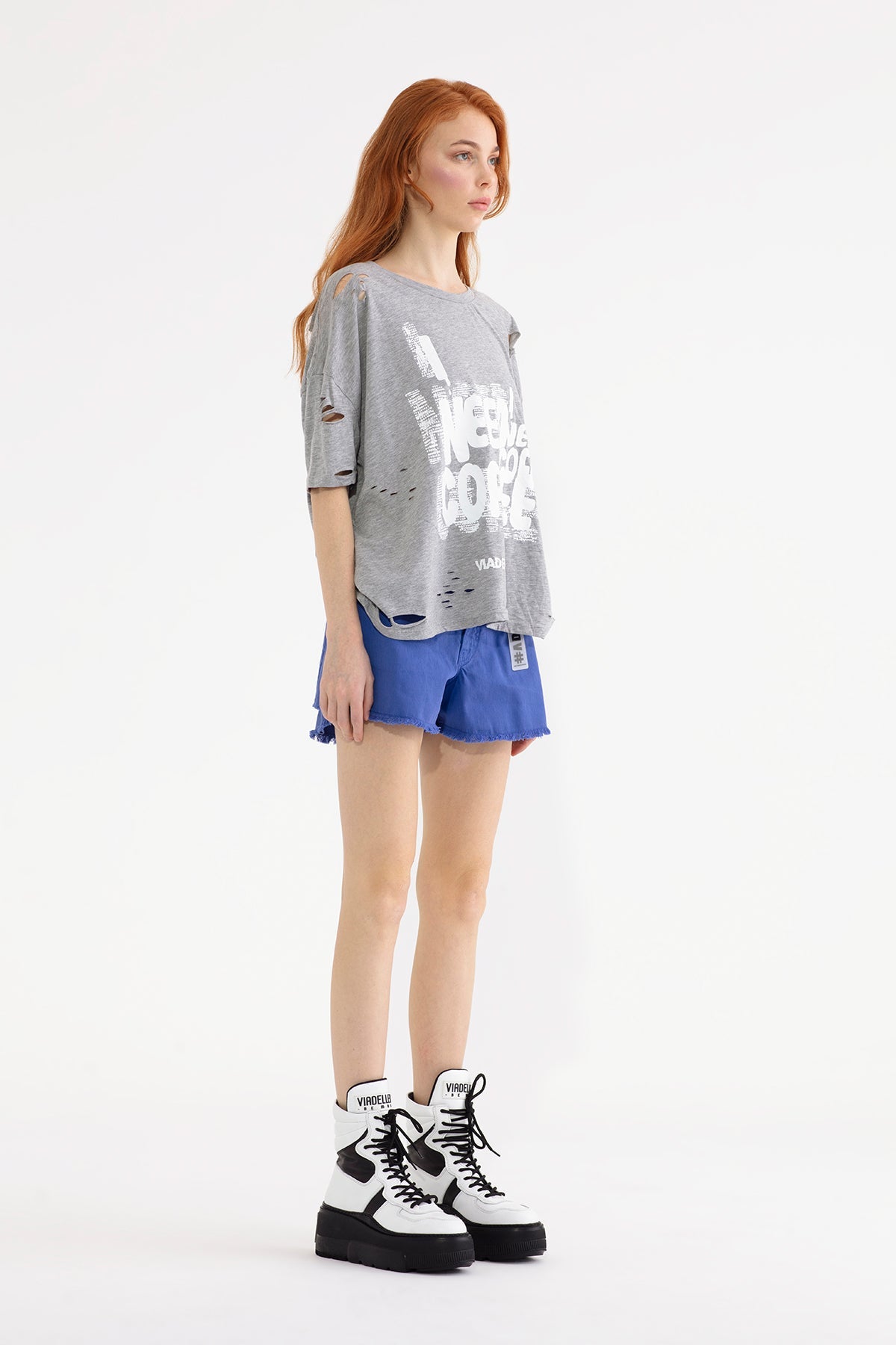 Gri Melanj T-shirt 13088