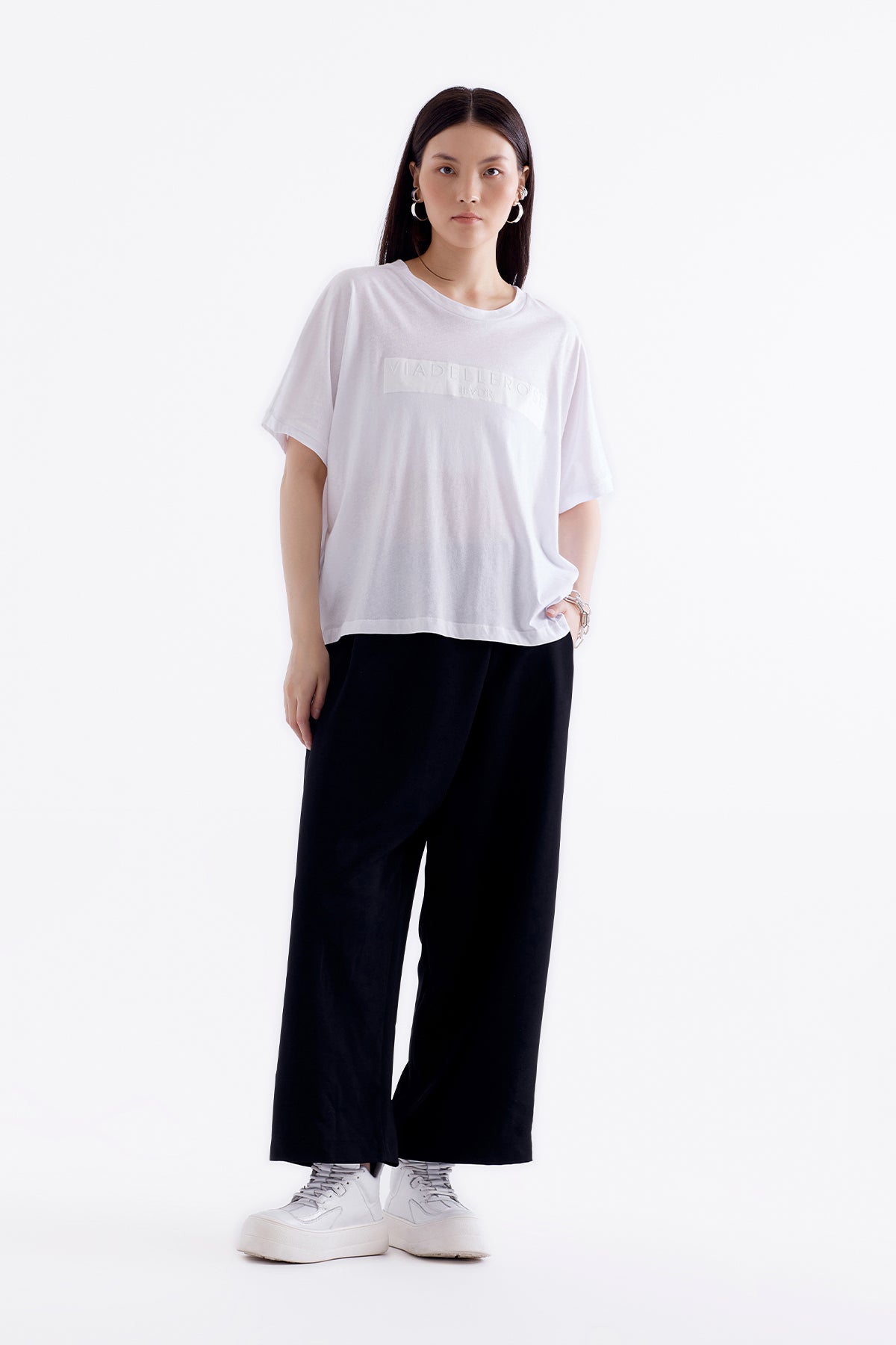 Beyaz T-shirt 13095