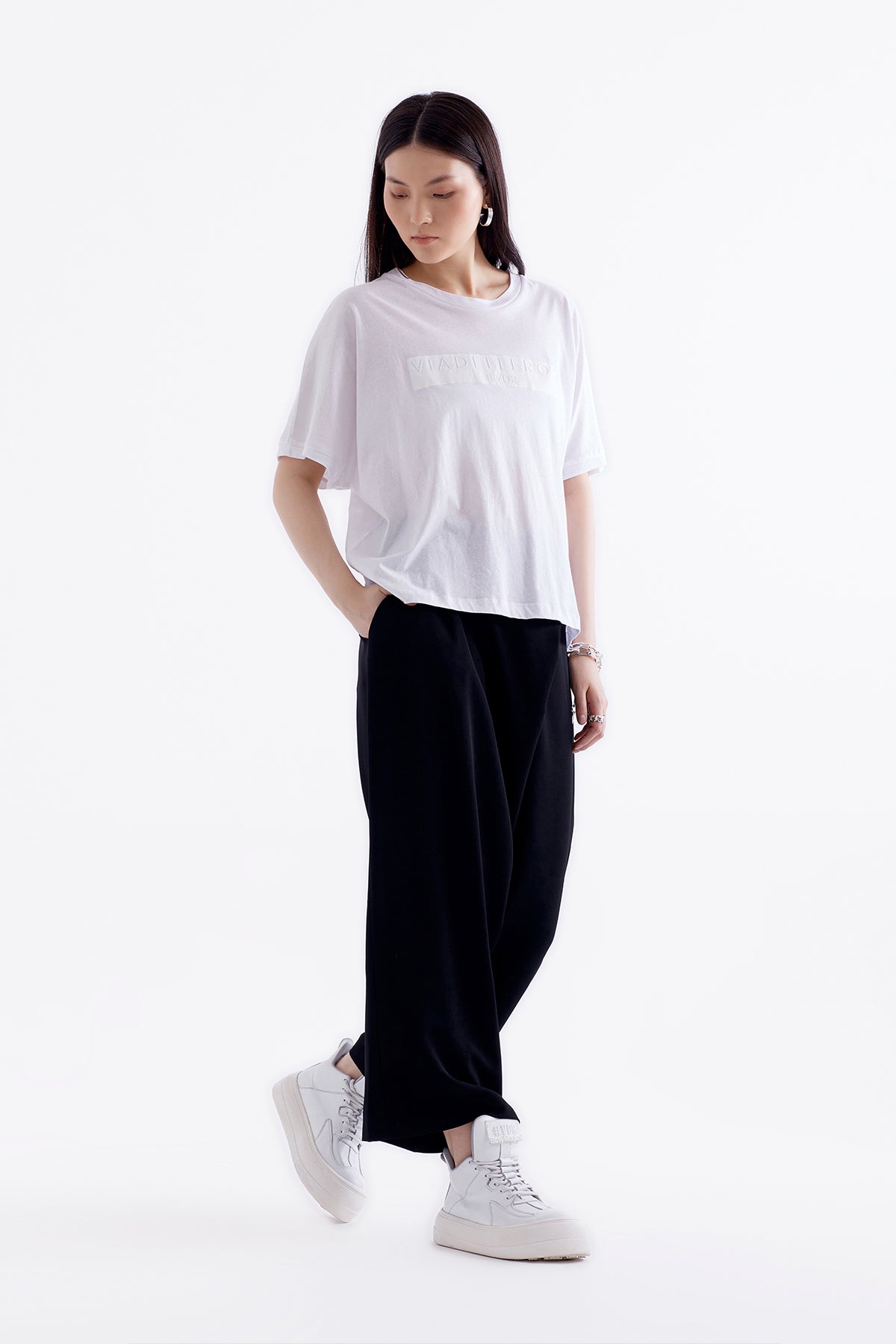 Beyaz T-shirt 13095