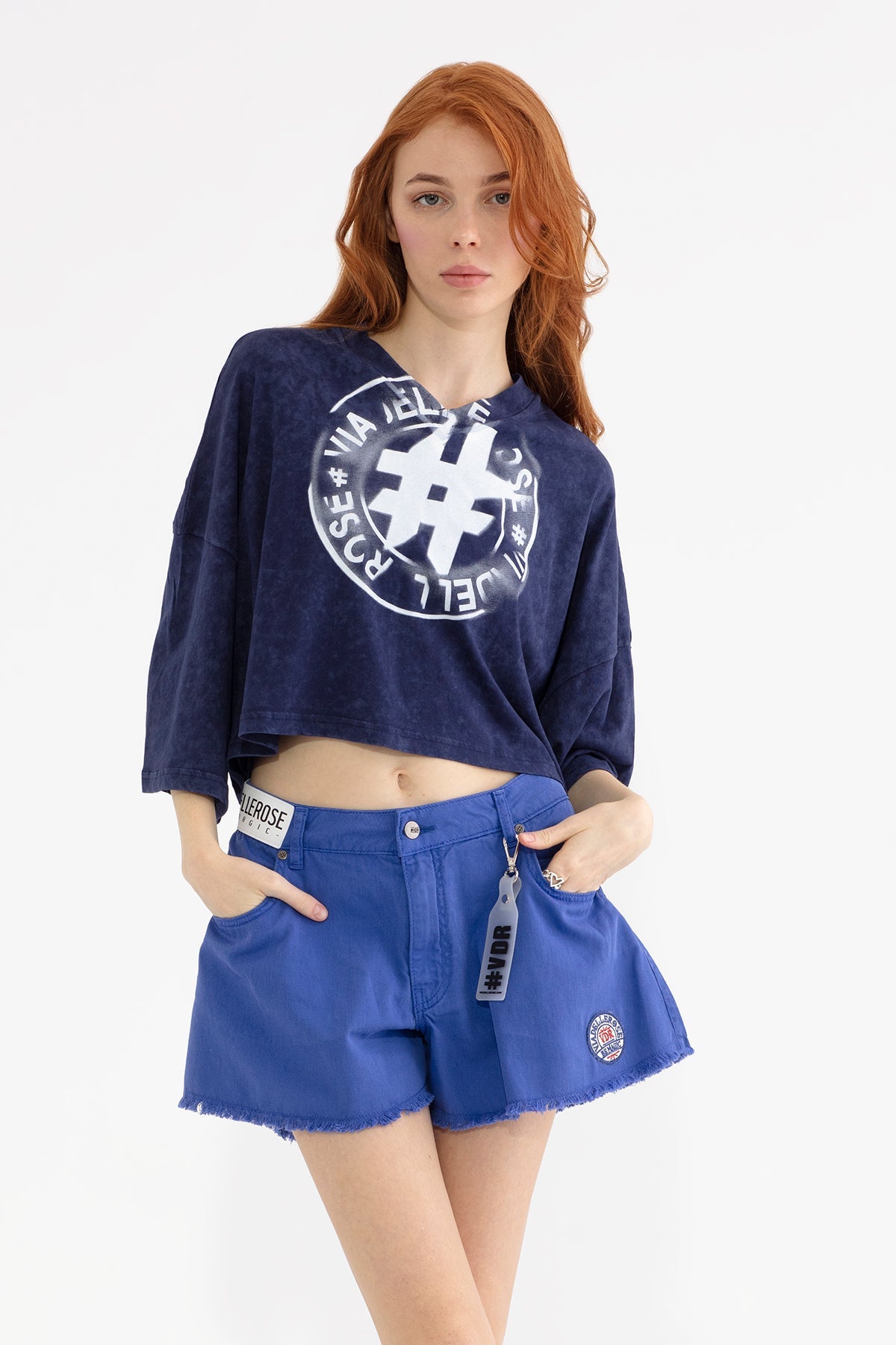 Lacivert T-shirt 13096