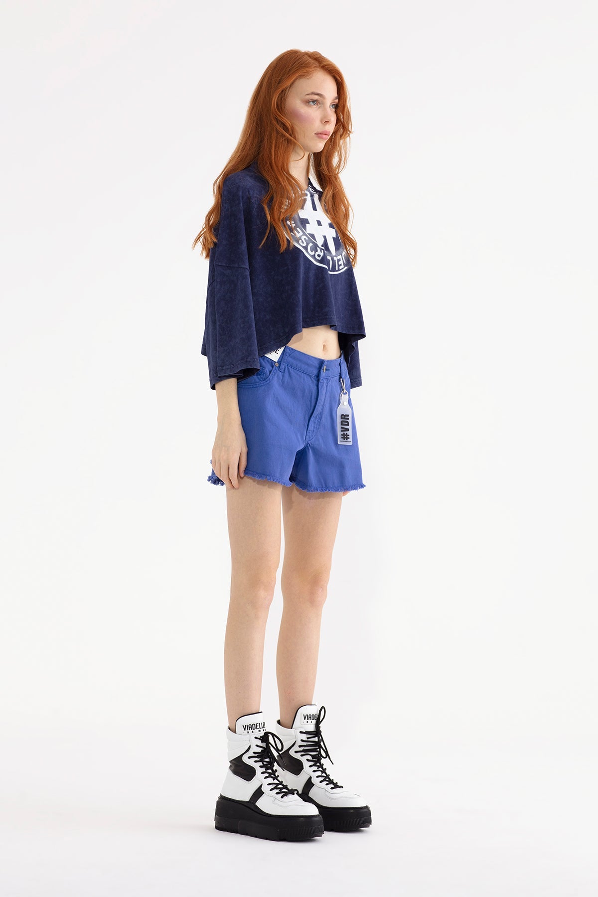 Lacivert T-shirt 13096