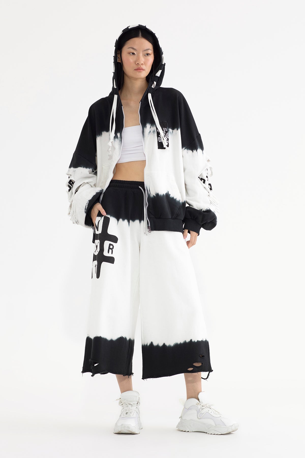 Siyah Ekru Sweatshirt 13130