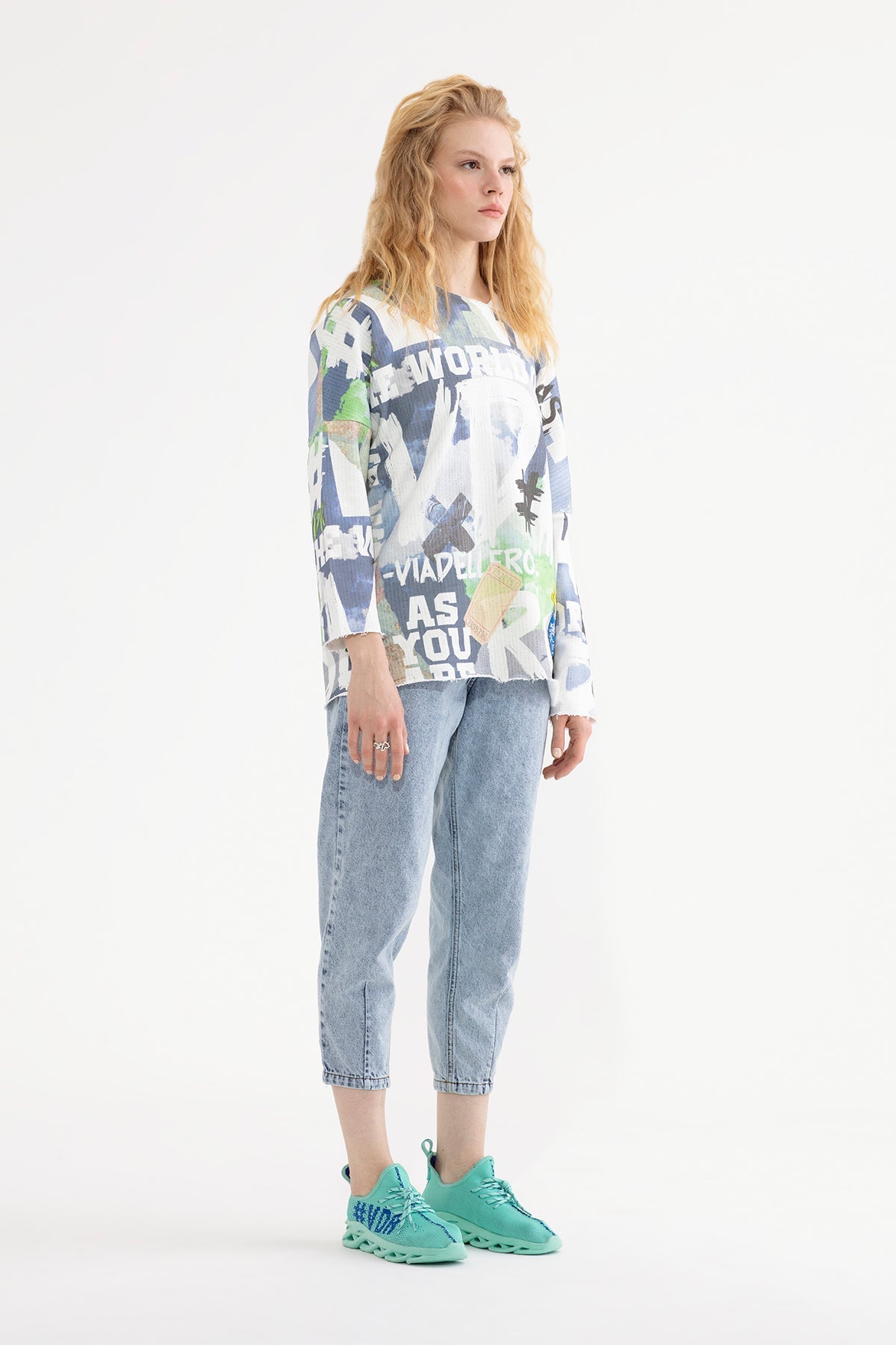 Çok Renkli Sweatshirt 13205