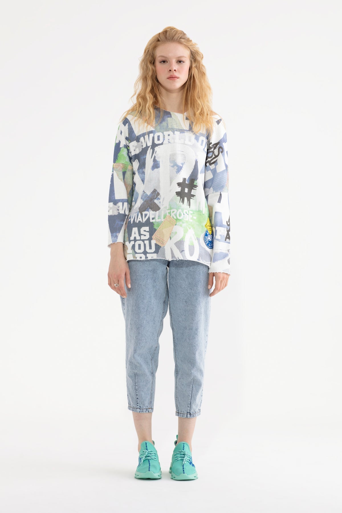 Çok Renkli Sweatshirt 13205