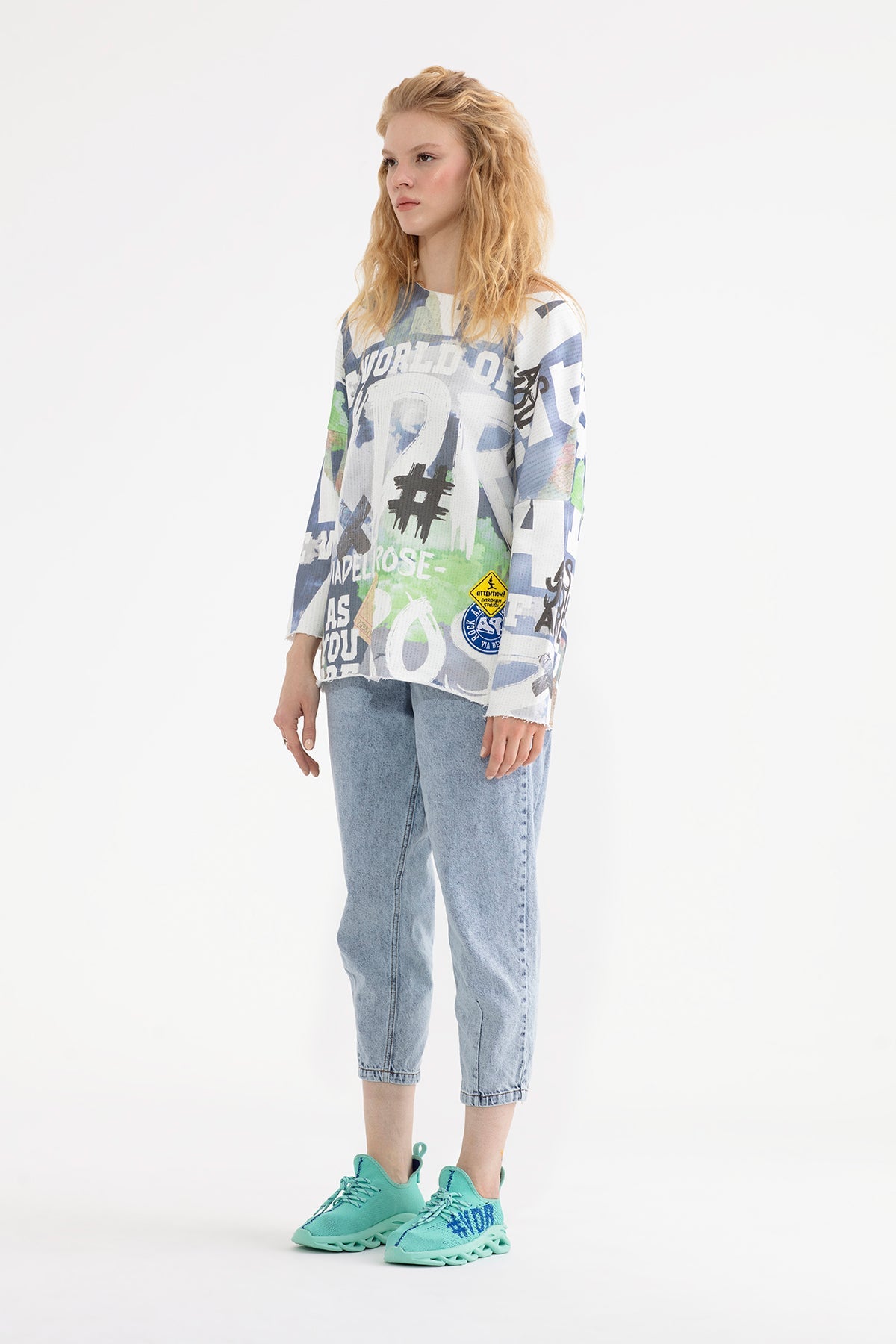 Çok Renkli Sweatshirt 13205