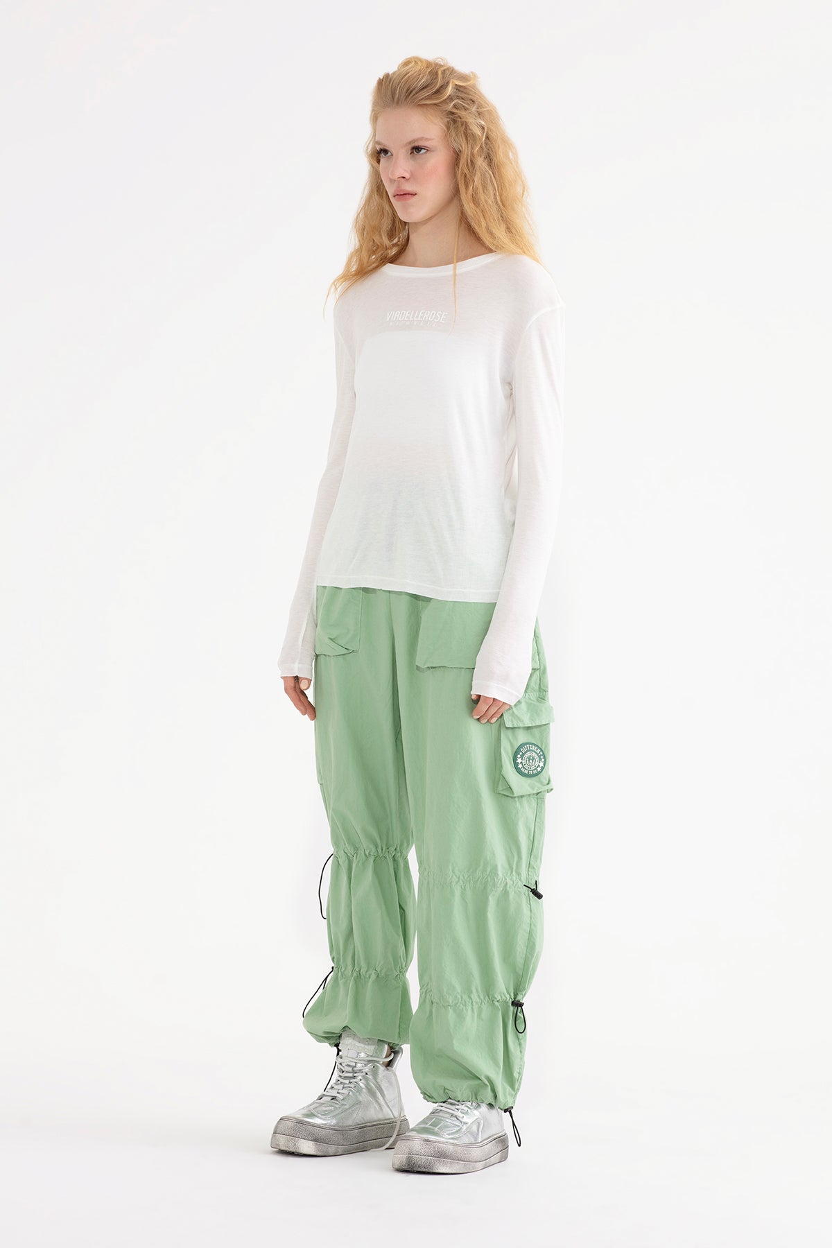 Ekru Uzun T-shirt 13224