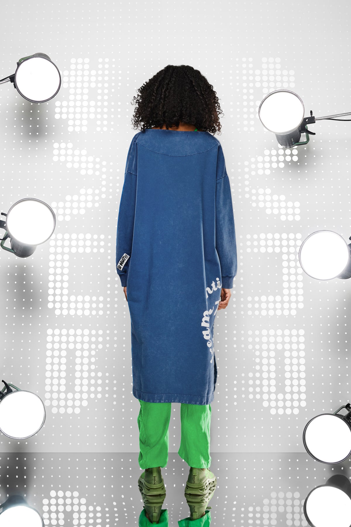 Indigo Elbise 15002