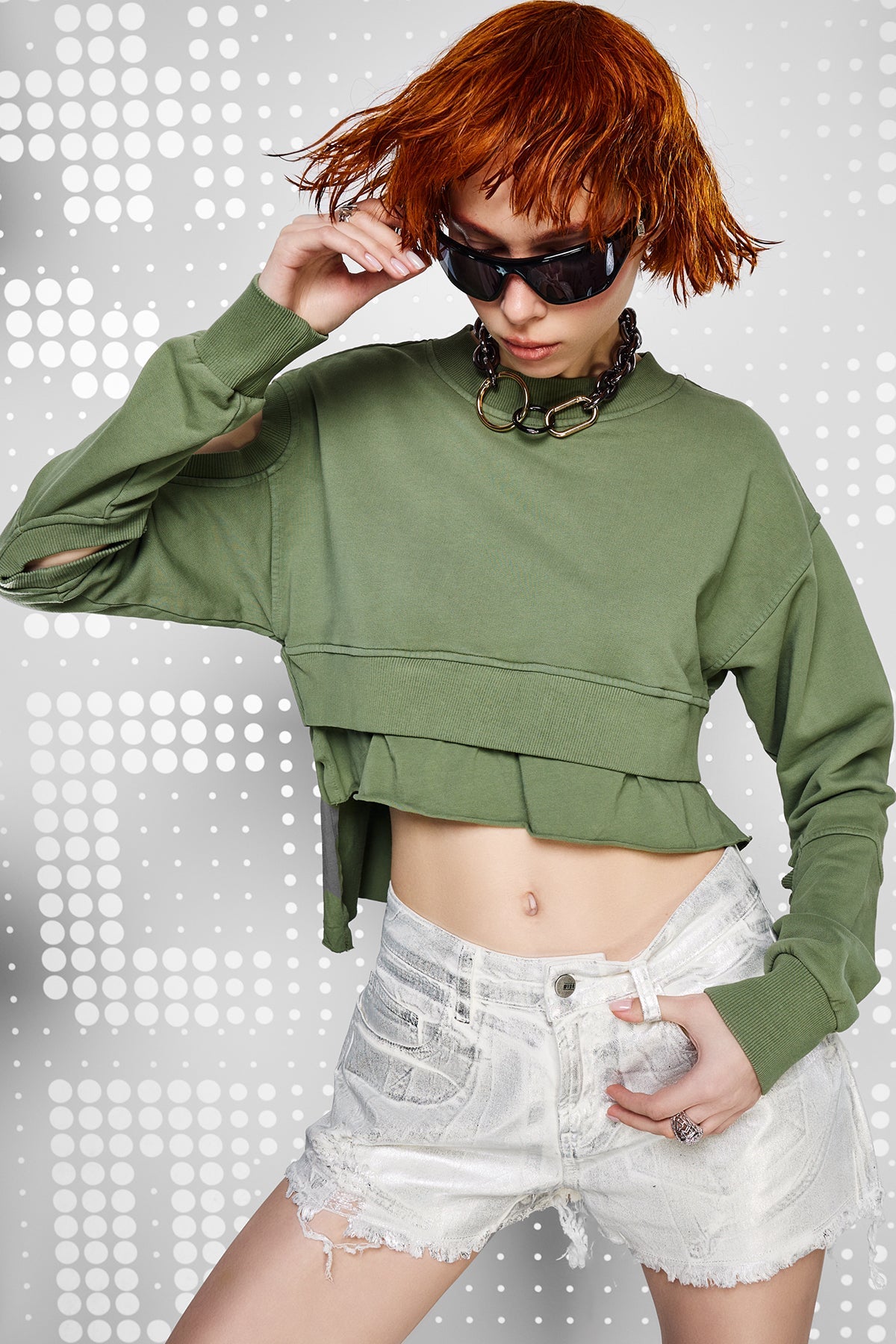 Su Yesili Sweatshirt 15189