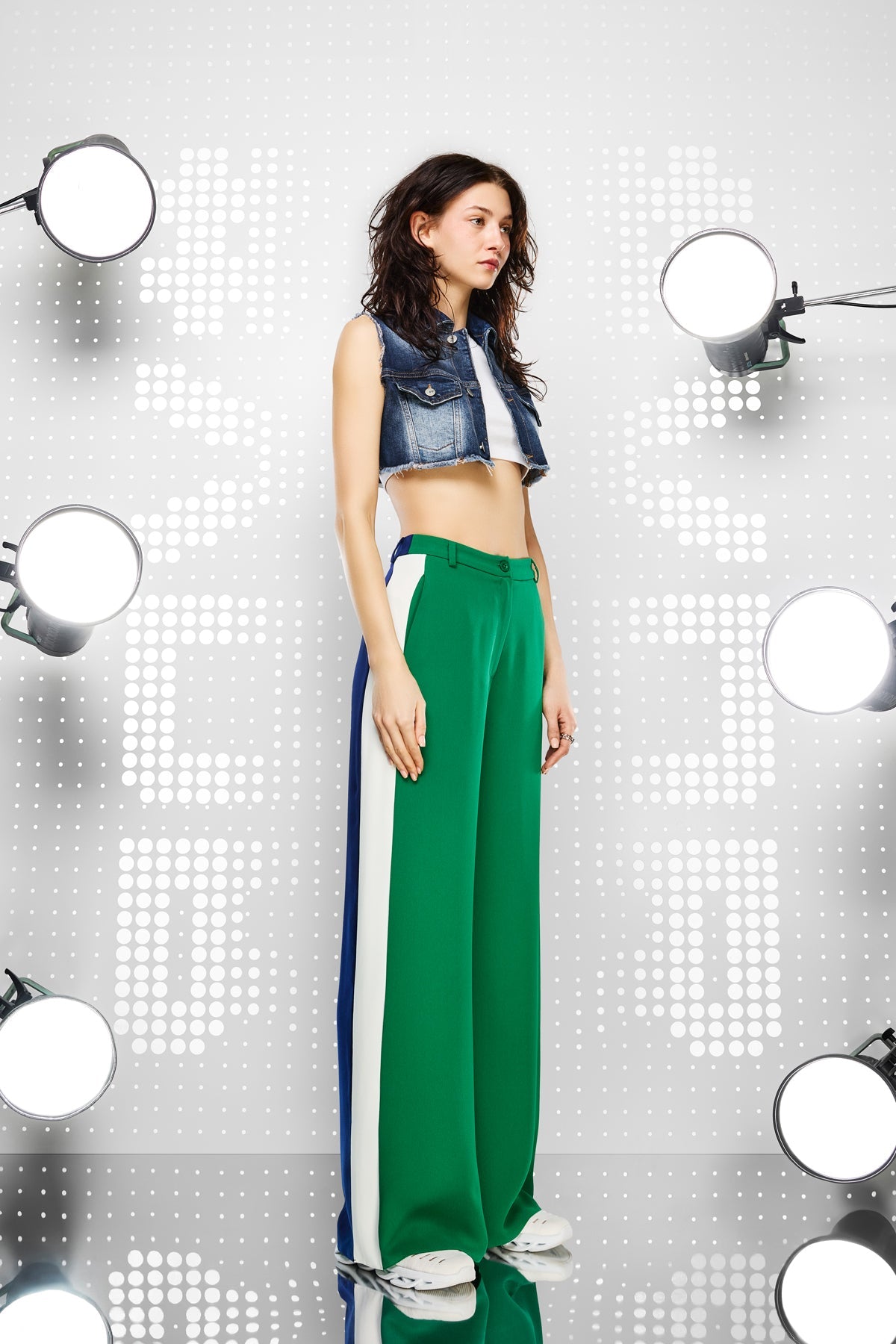 Yesil Saks Mavisi Pantolon 15332